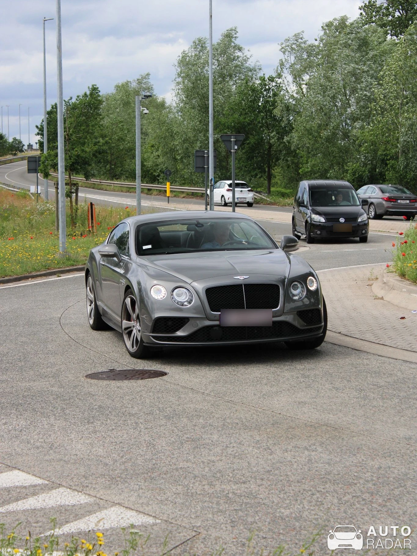 Bentley Continental GT V8 S spotted in Brecht