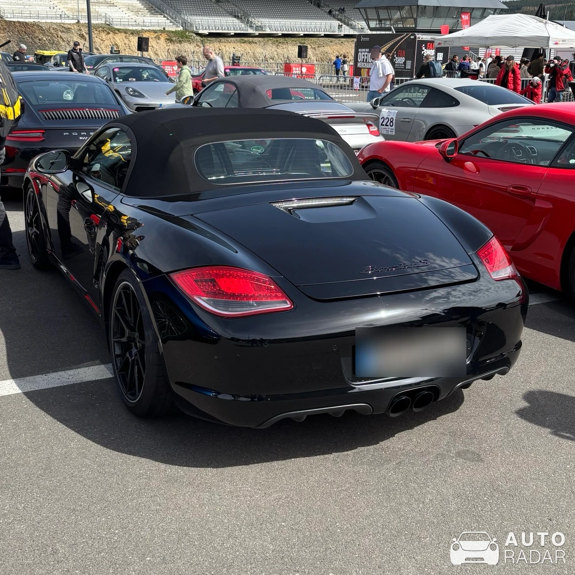 Porsche 987 Boxster S spotted in Stavelot