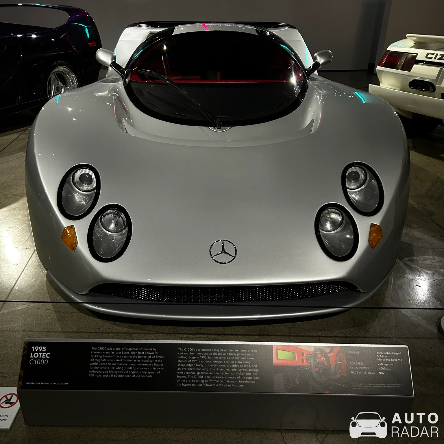 Mercedes-Benz Lotec C1000 spotted in Los Angeles