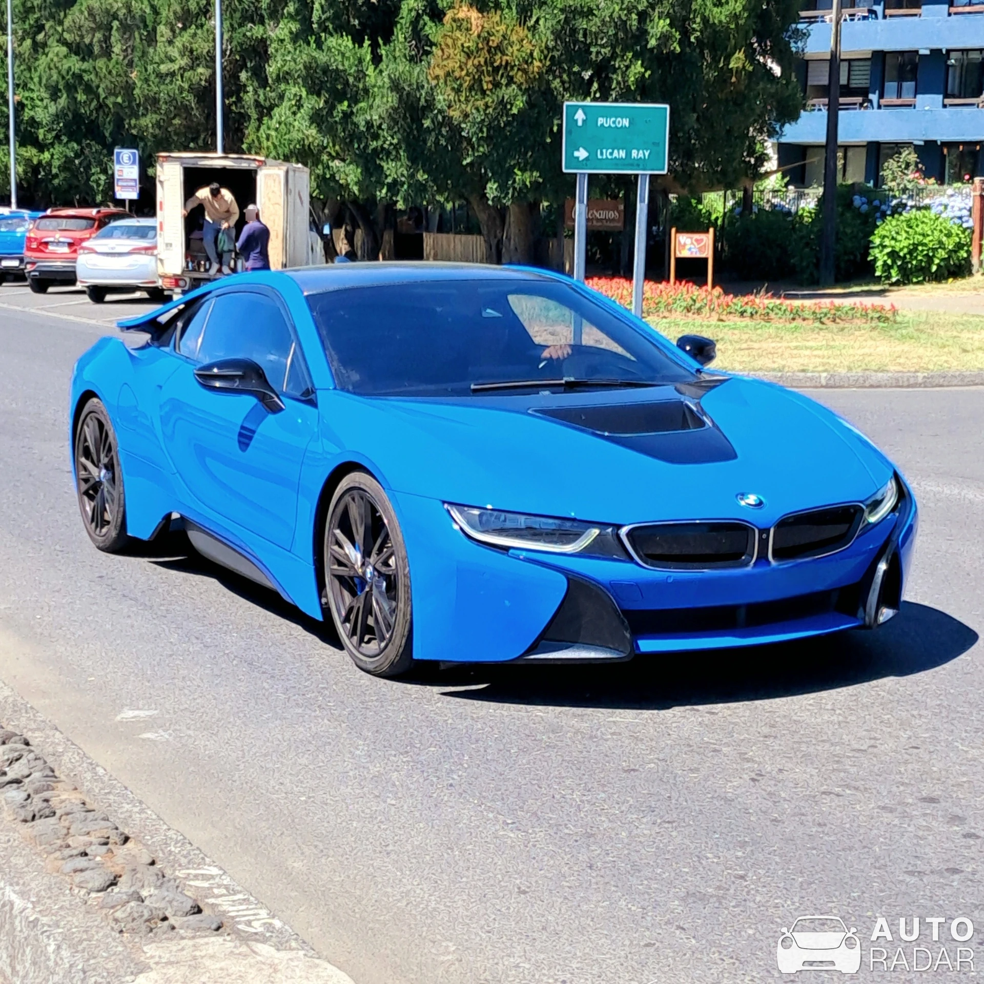 BMW i8 spotted in Villarrica, Chile