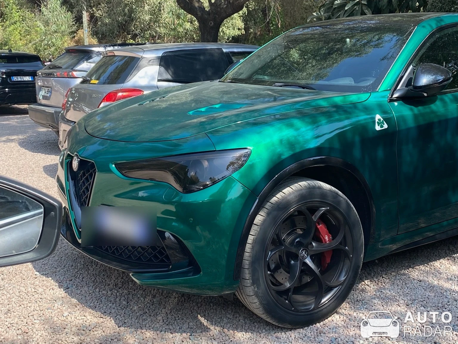 Alfa Romeo Stelvio Quadrifoglio spotted in Sari-Solenzara, France