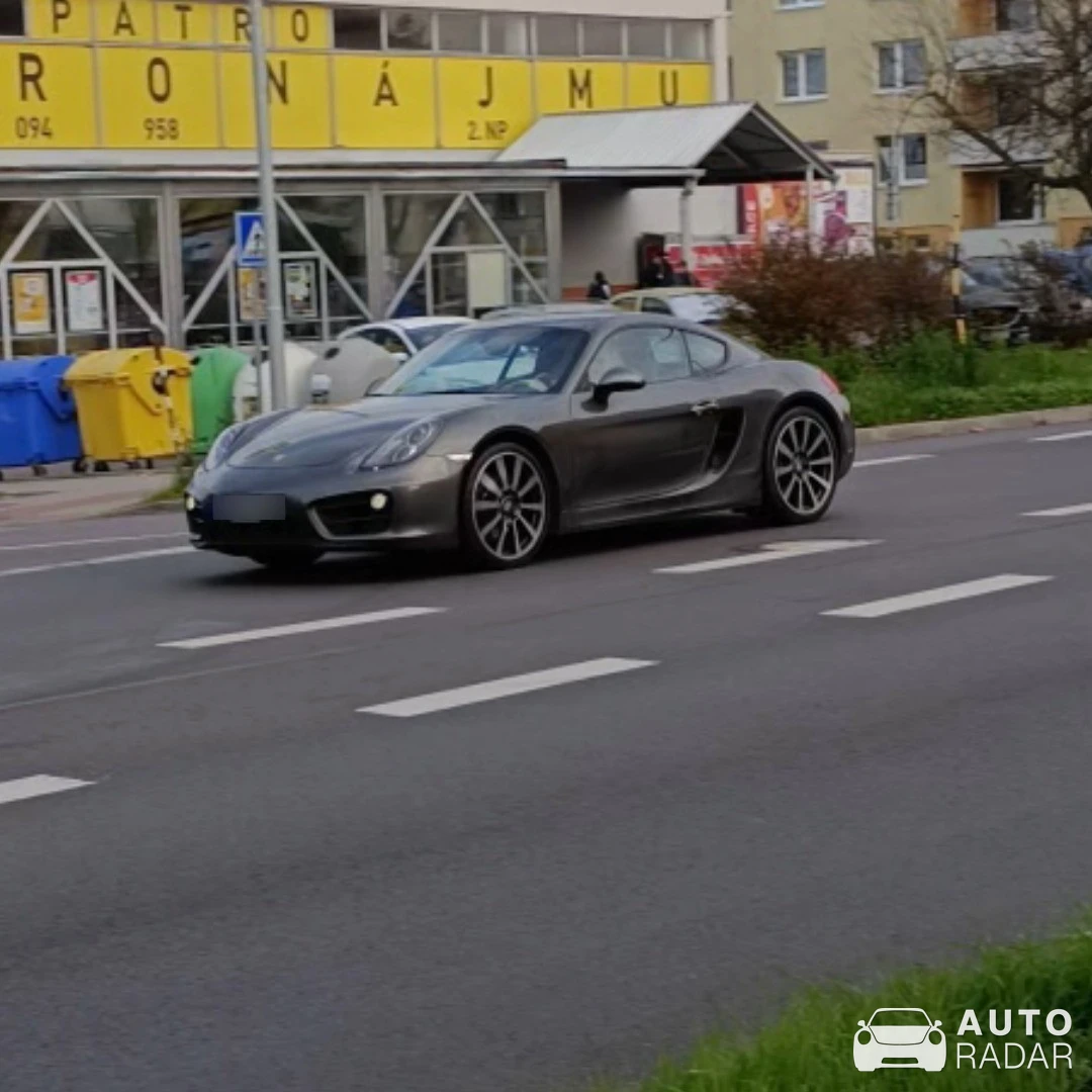 Porsche 981 Boxster spotted in Okres Znojmo, Czechia