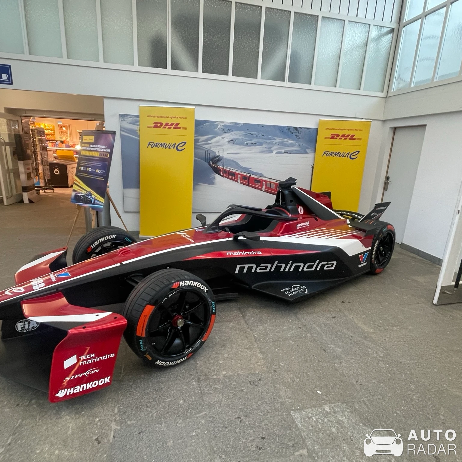 Mahindra Racing M9Electro Gen3 Formula E Car spotted in Davos, Schweiz