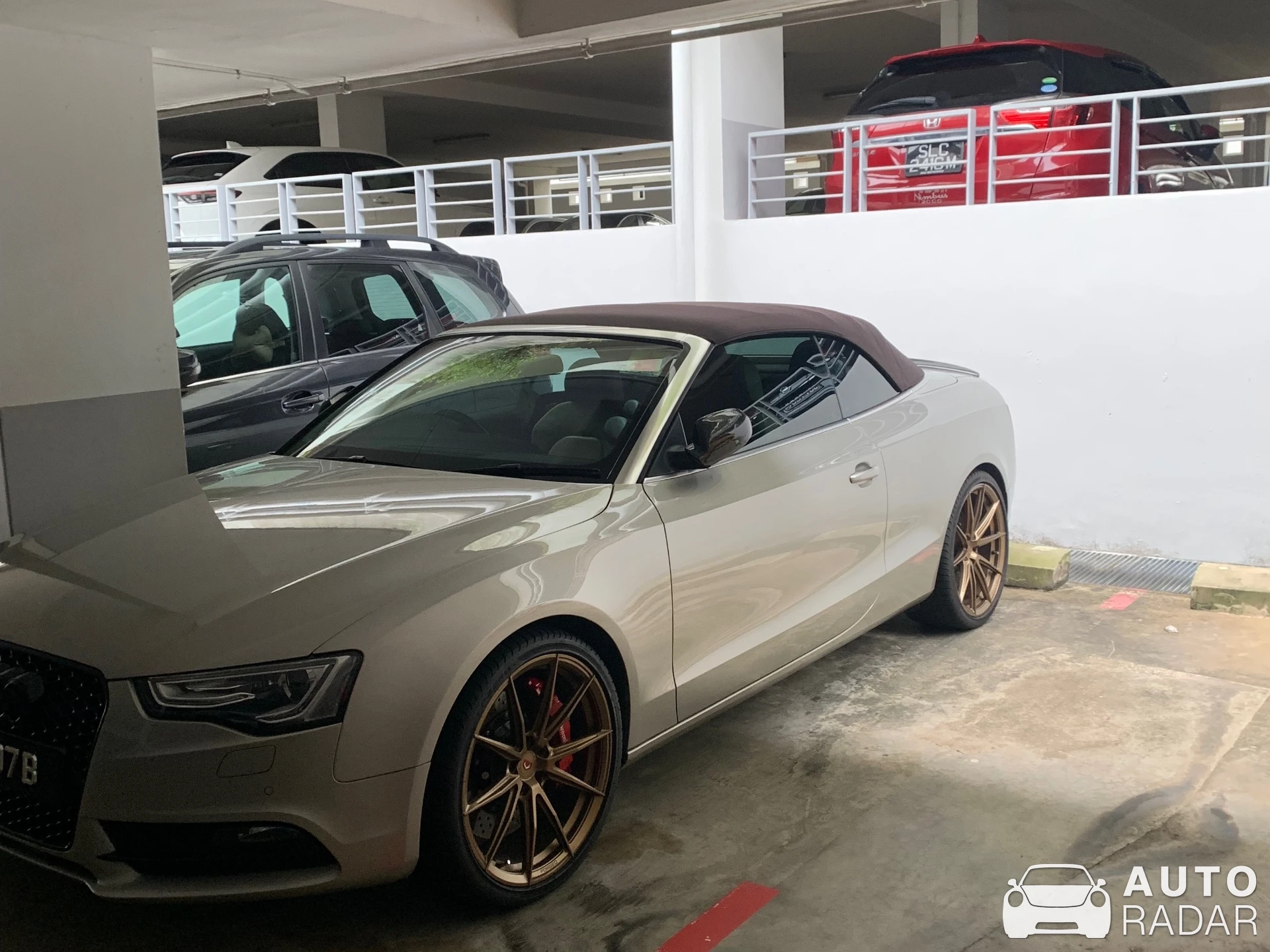 Audi RS5 Cabriolet B8 spotted in Singapore, Singapore