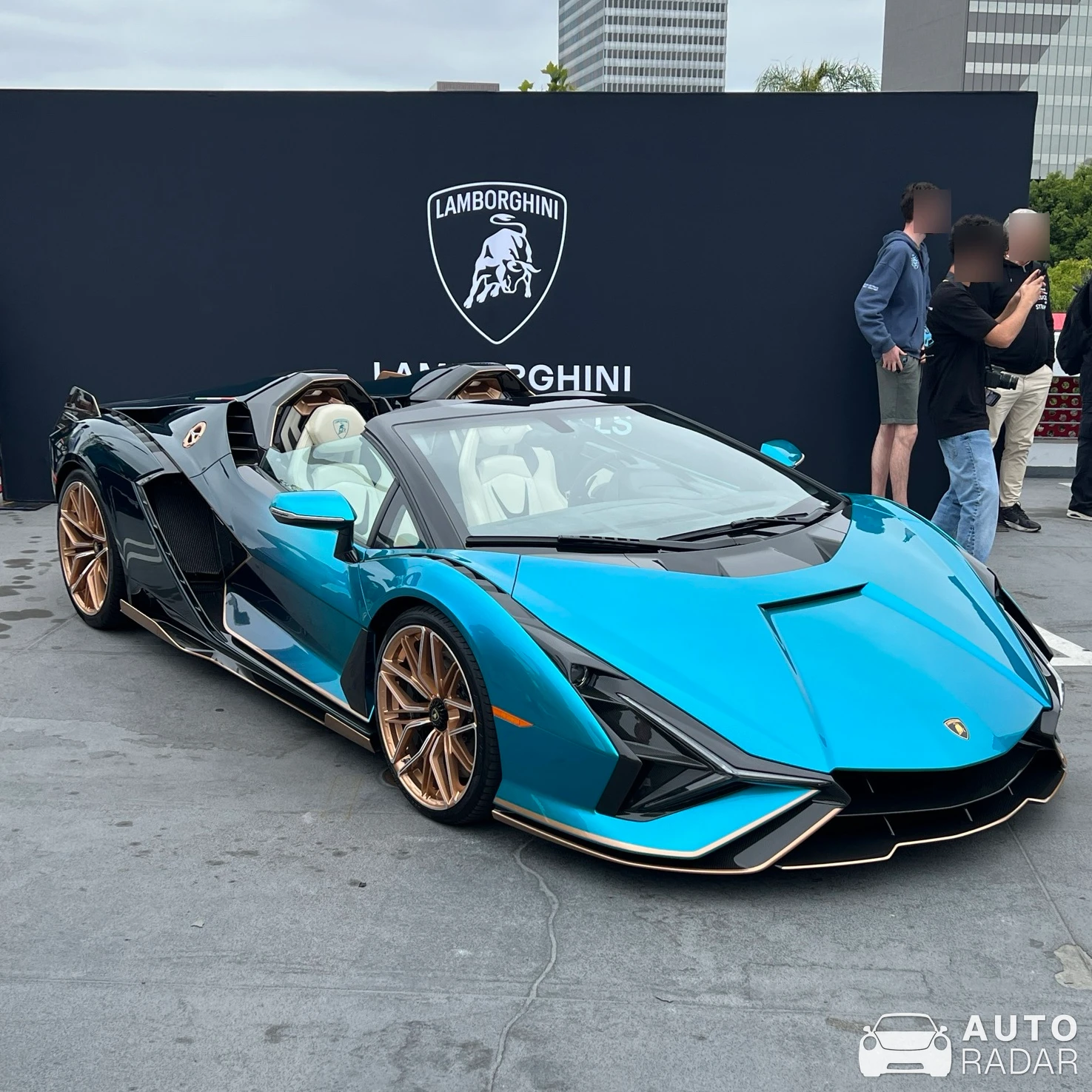Lamborghini Sián Roadster spotted in Los Angeles