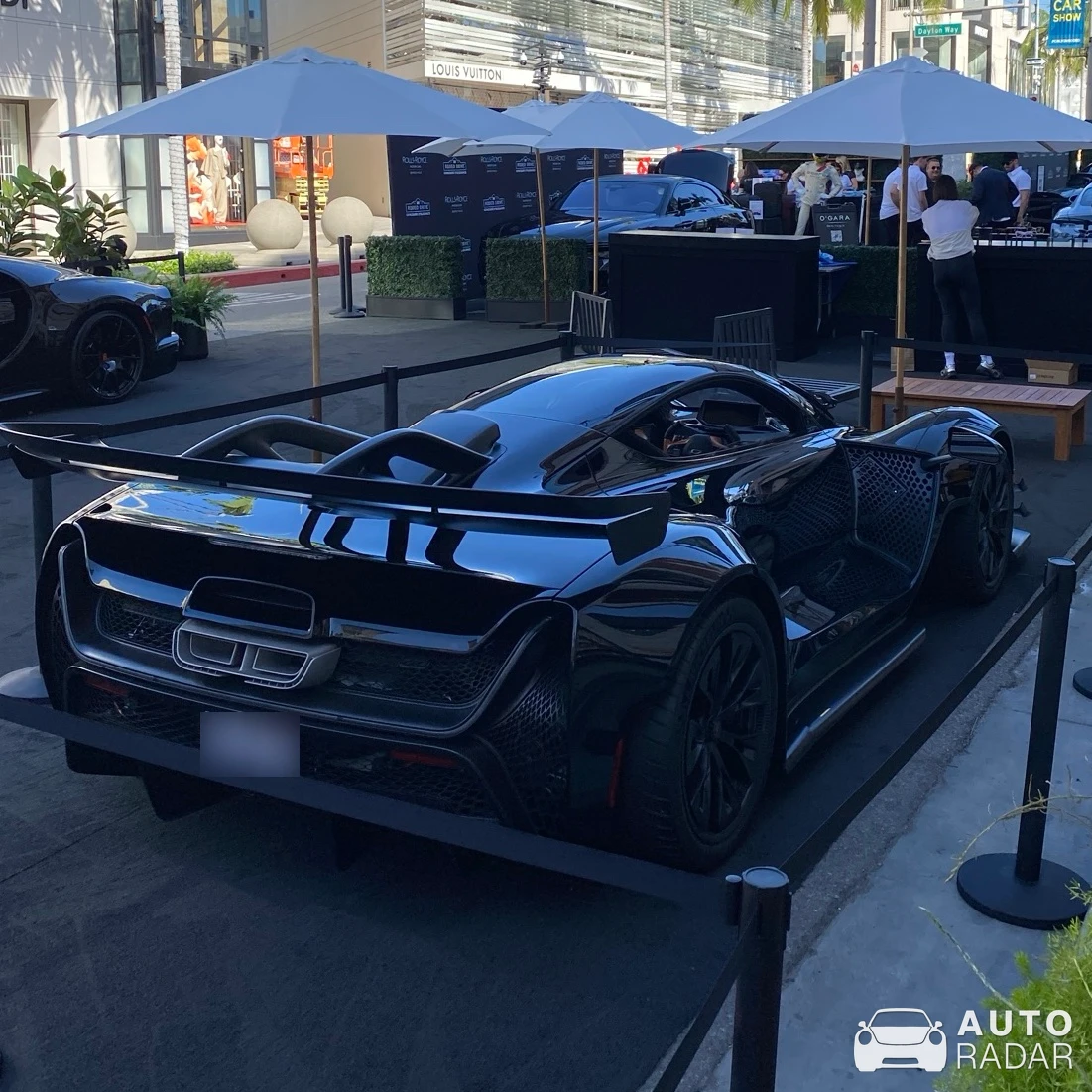 Czinger 21C Blackbird spotted in Beverly Hills