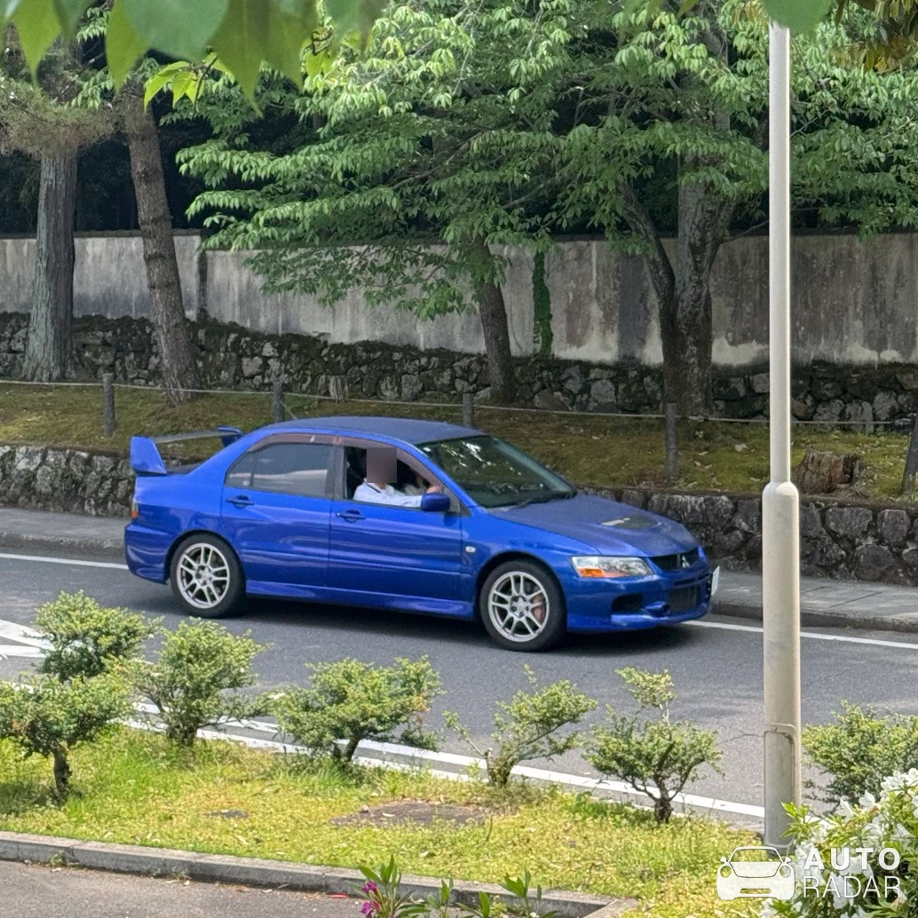 Mitsubishi Lancer Evolution IX spotted in Kyoto