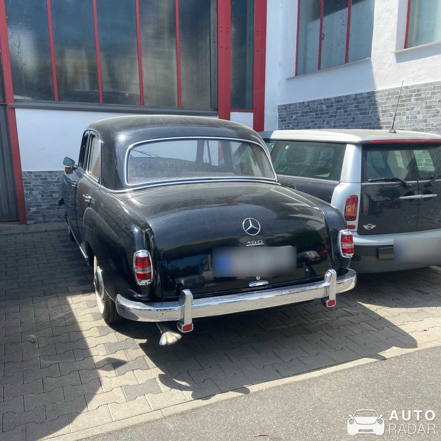 Mercedes 190 Ponton spotted in Mainz