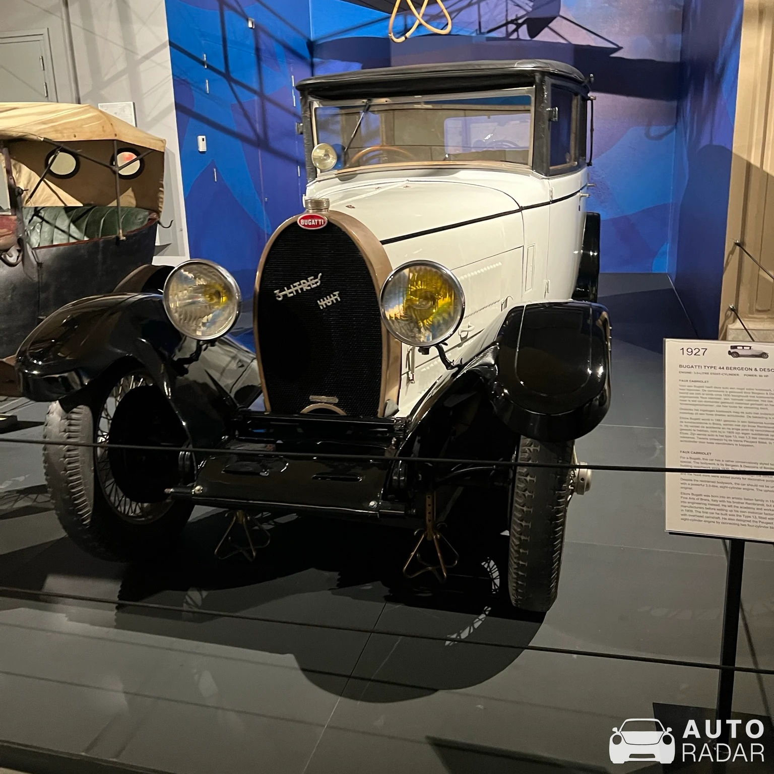 Bugatti Type 44 Drophead Coupé spotted in Den Haag