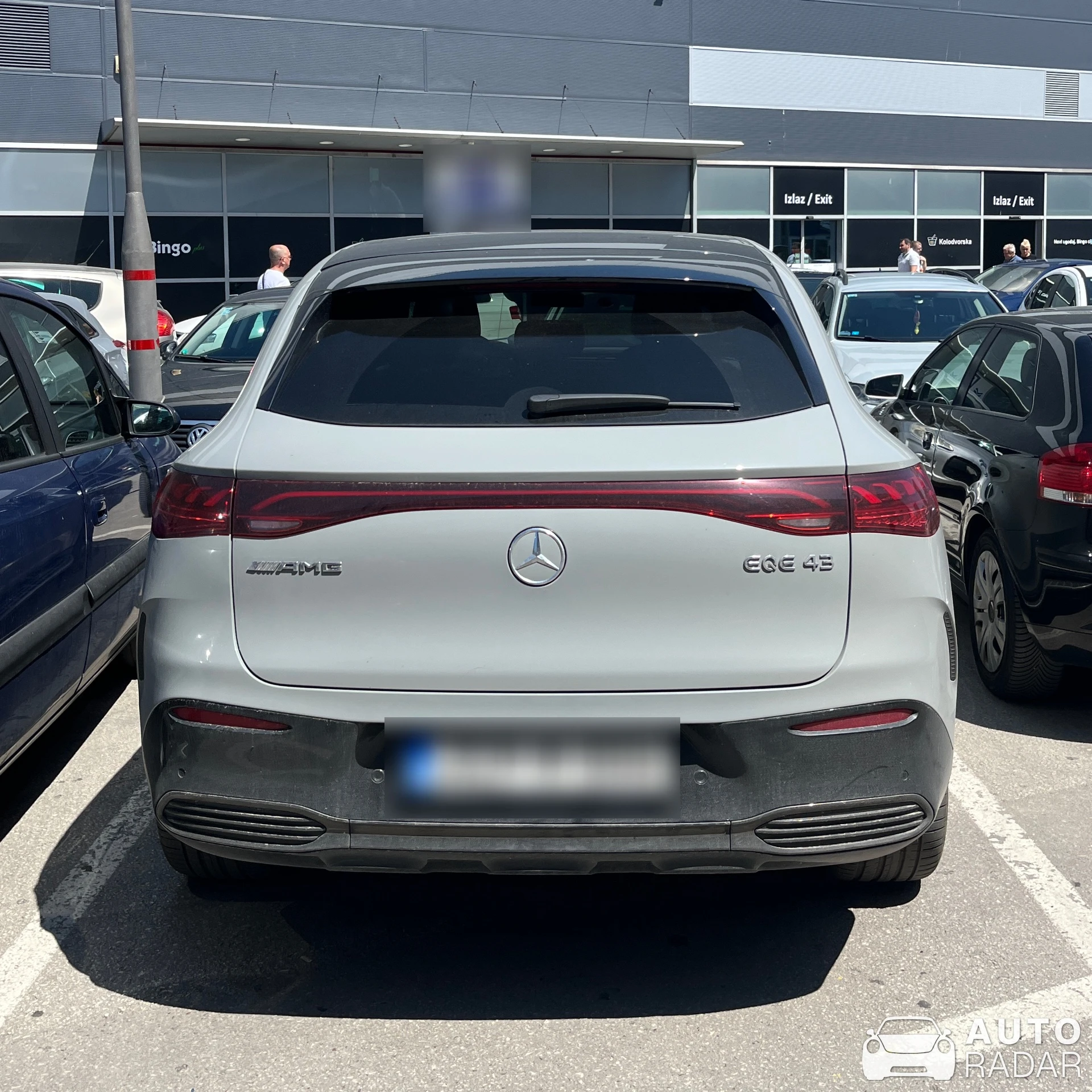 Mercedes-AMG EQE 43 spotted in Sarajevo