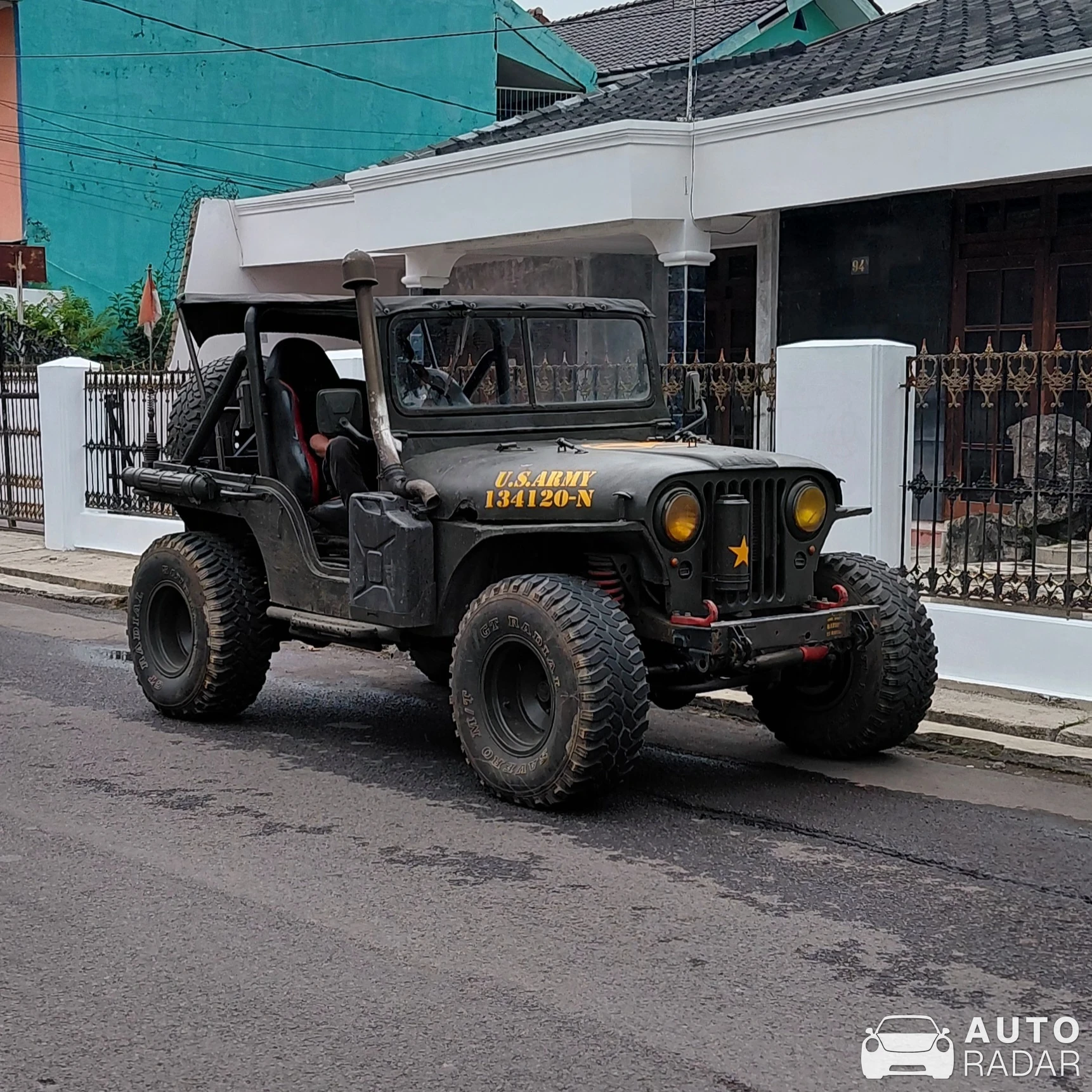 Jeep Willys MB spotted in Cirebon, Indonesia