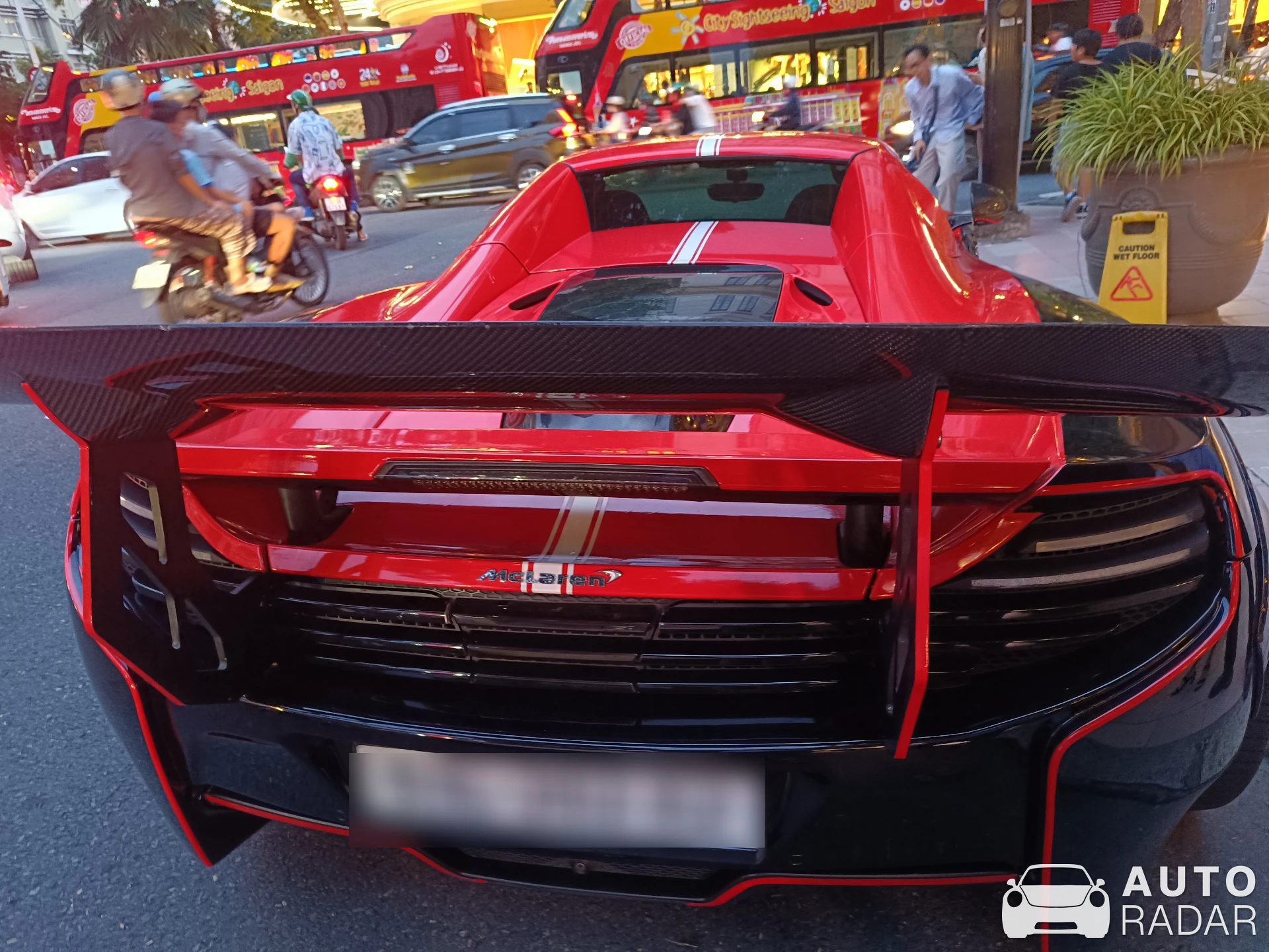 McLaren 650S Spider Liberty Walk spotted in Ho Chi Minh City