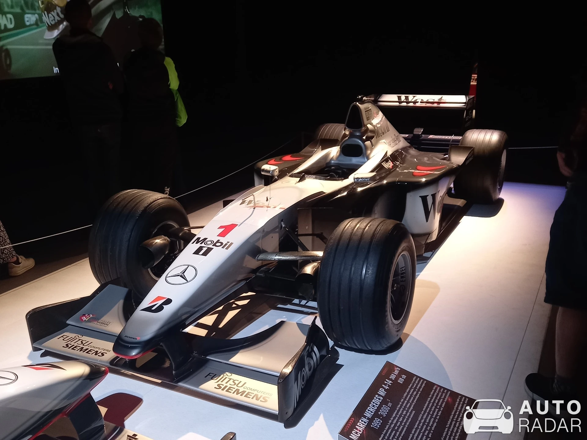 McLaren MP4/14 spotted in Mulhouse