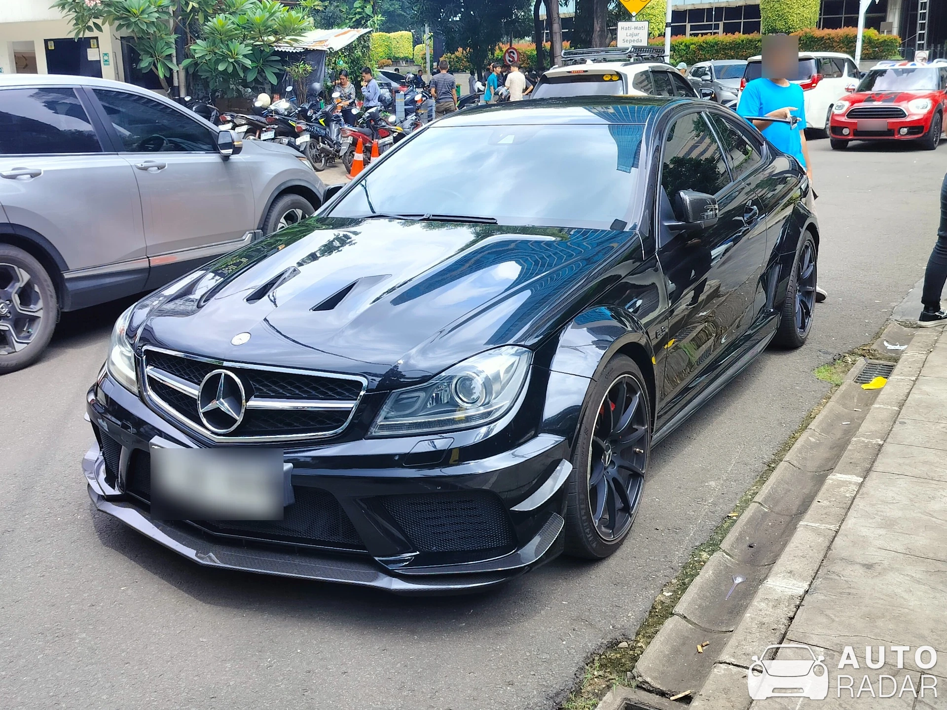 Mercedes-AMG C 63 Black Series W204 spotted in Kota Jakarta Selatan, Indonesia