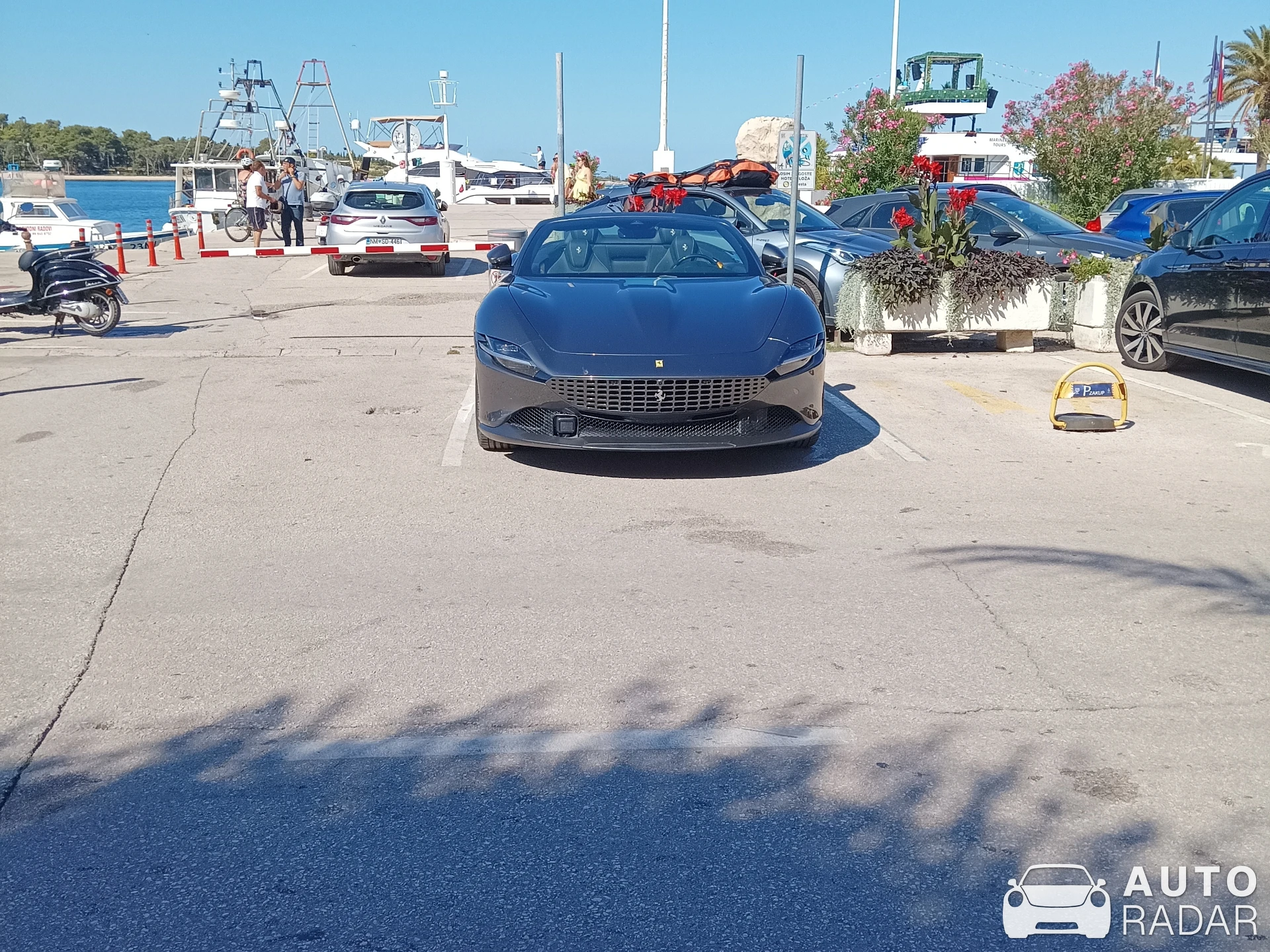 Ferrari Roma Spider spotted in Novalja