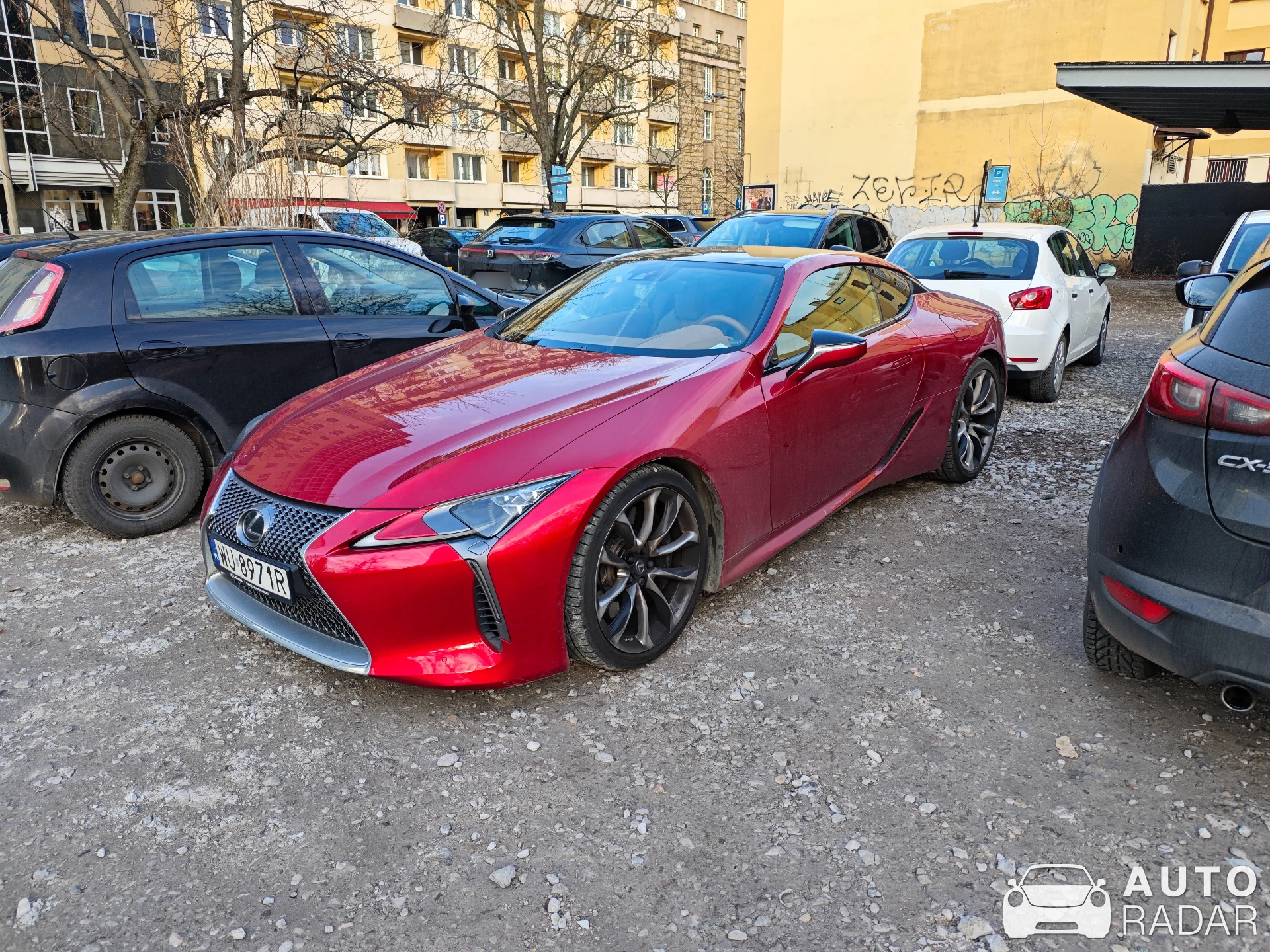 Lexus LC 500 spotted in Warszawa, Polska