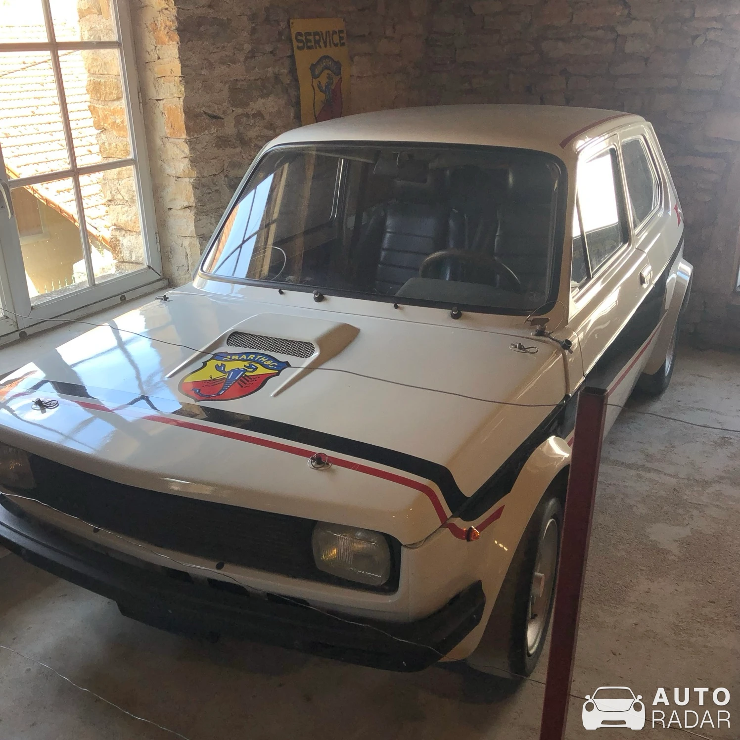 Fiat 127 Abarth Alitalia spotted in Savigny-lès-Beaune