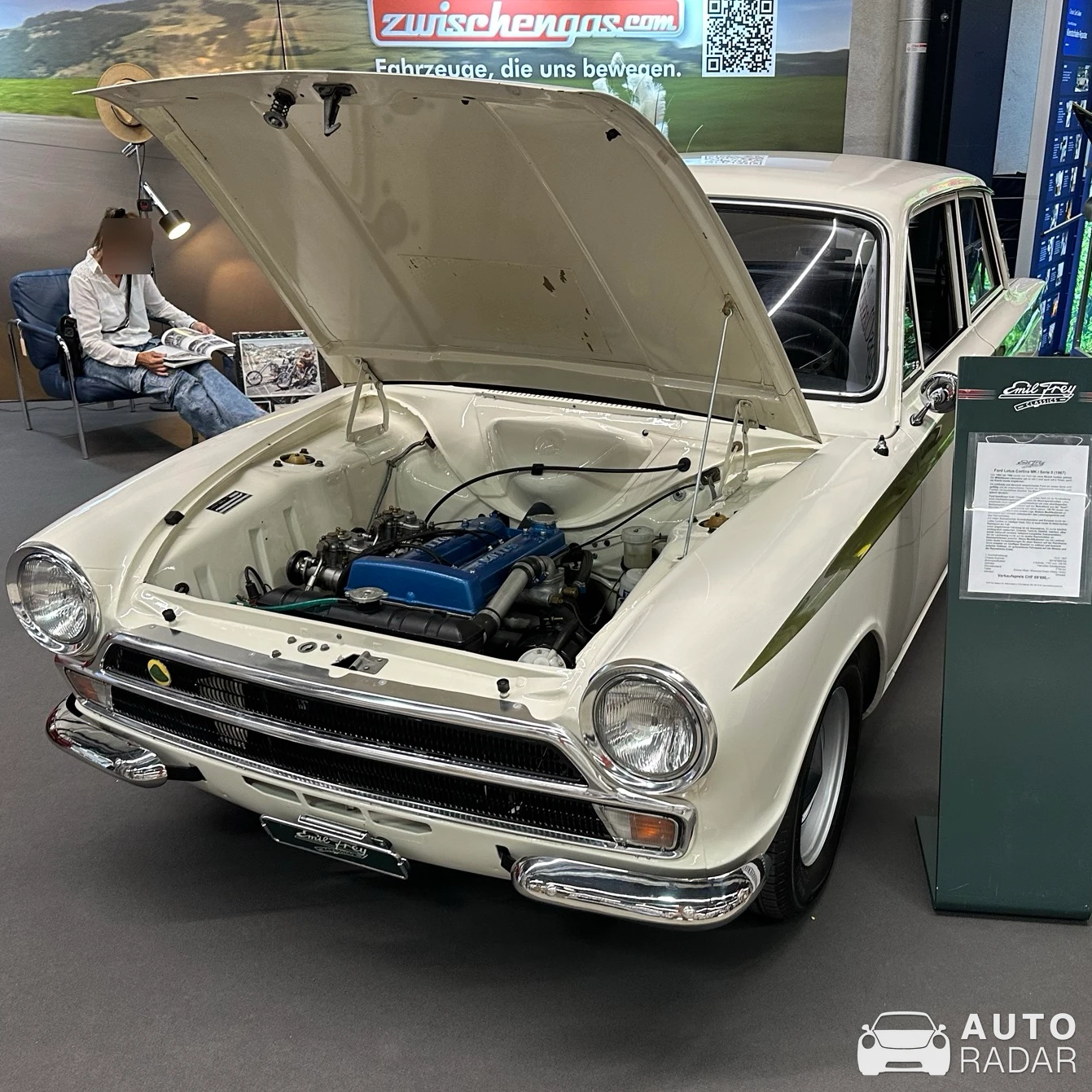 Ford Lotus Cortina Mk1 spotted in Luzern