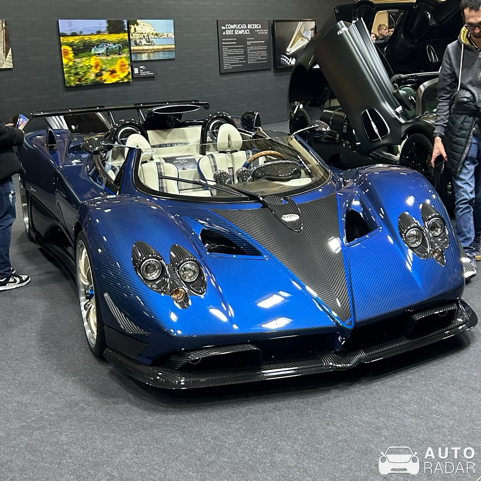Pagani Zonda HP Barchetta spotted in Paris, France
