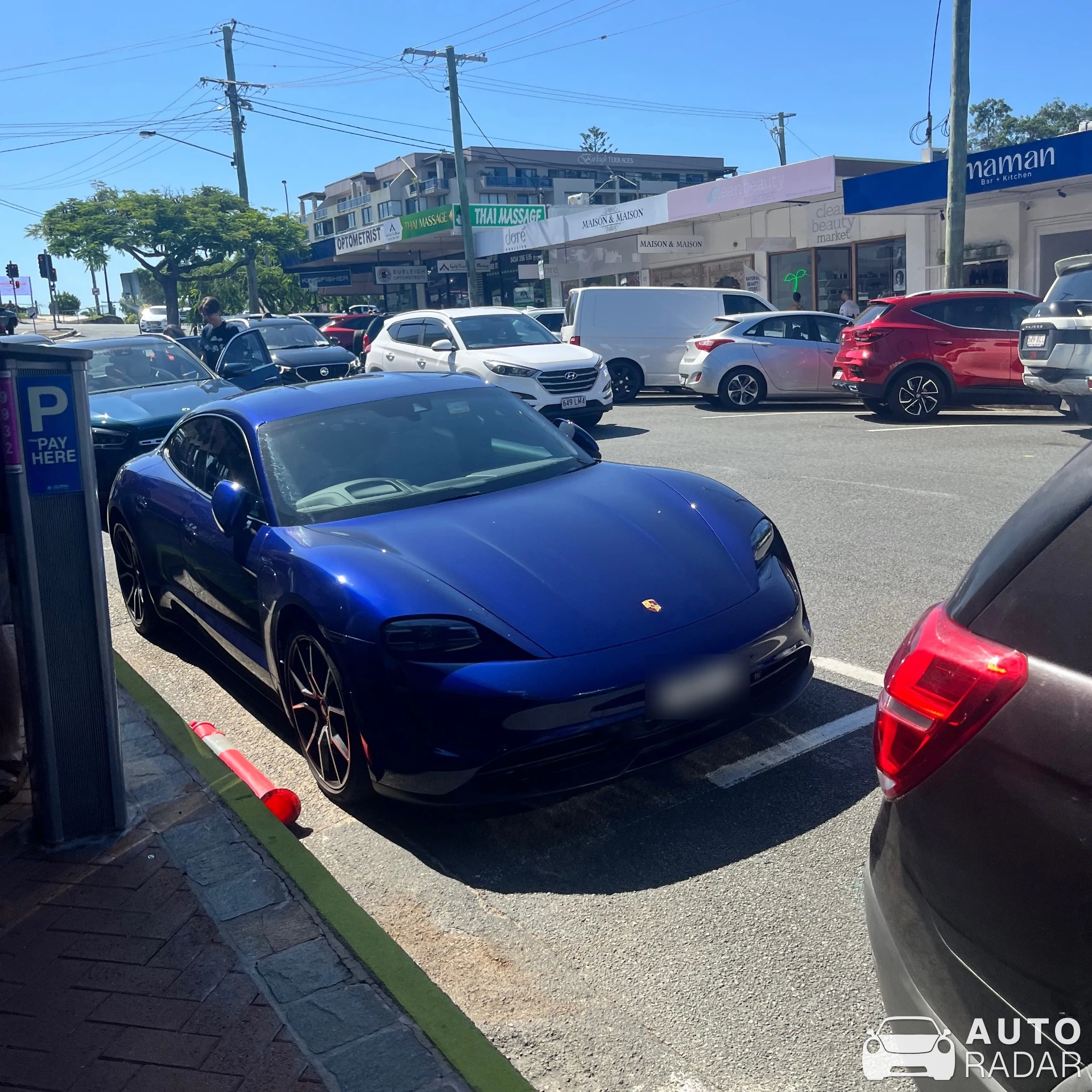 Porsche Taycan GTS spotted in Burleigh Heads, Australia