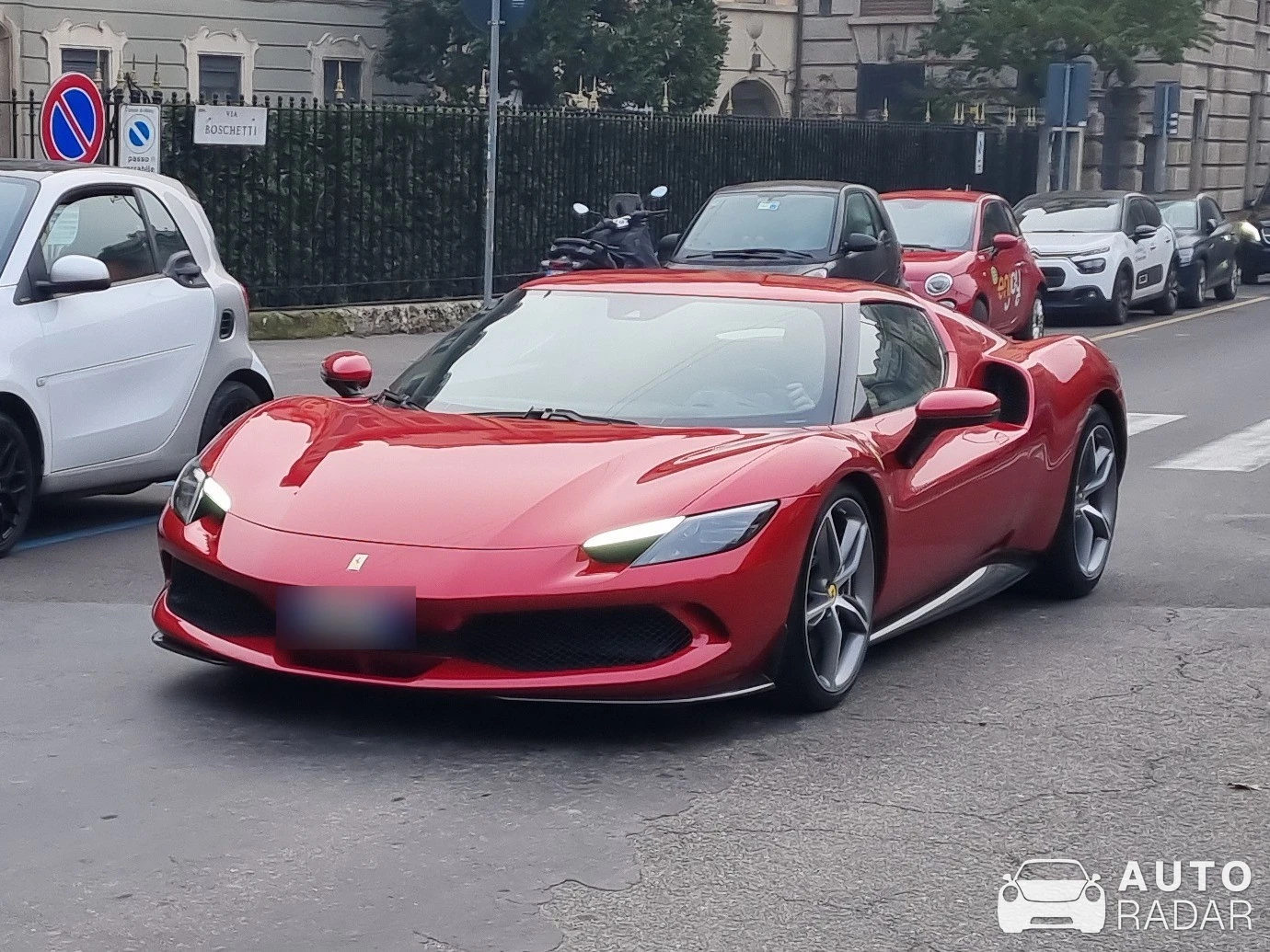 Ferrari 296 GTB spotted in Milano, Italia