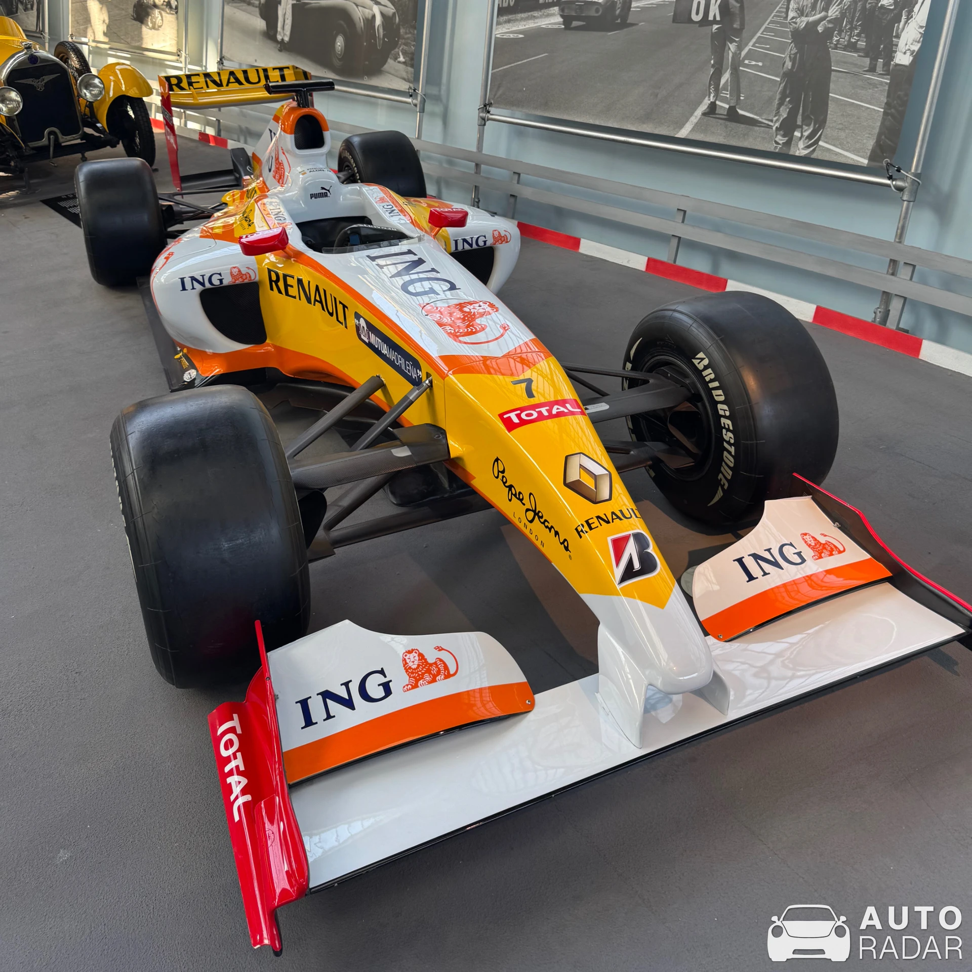 Renault F1 R28 spotted in Bruxelles