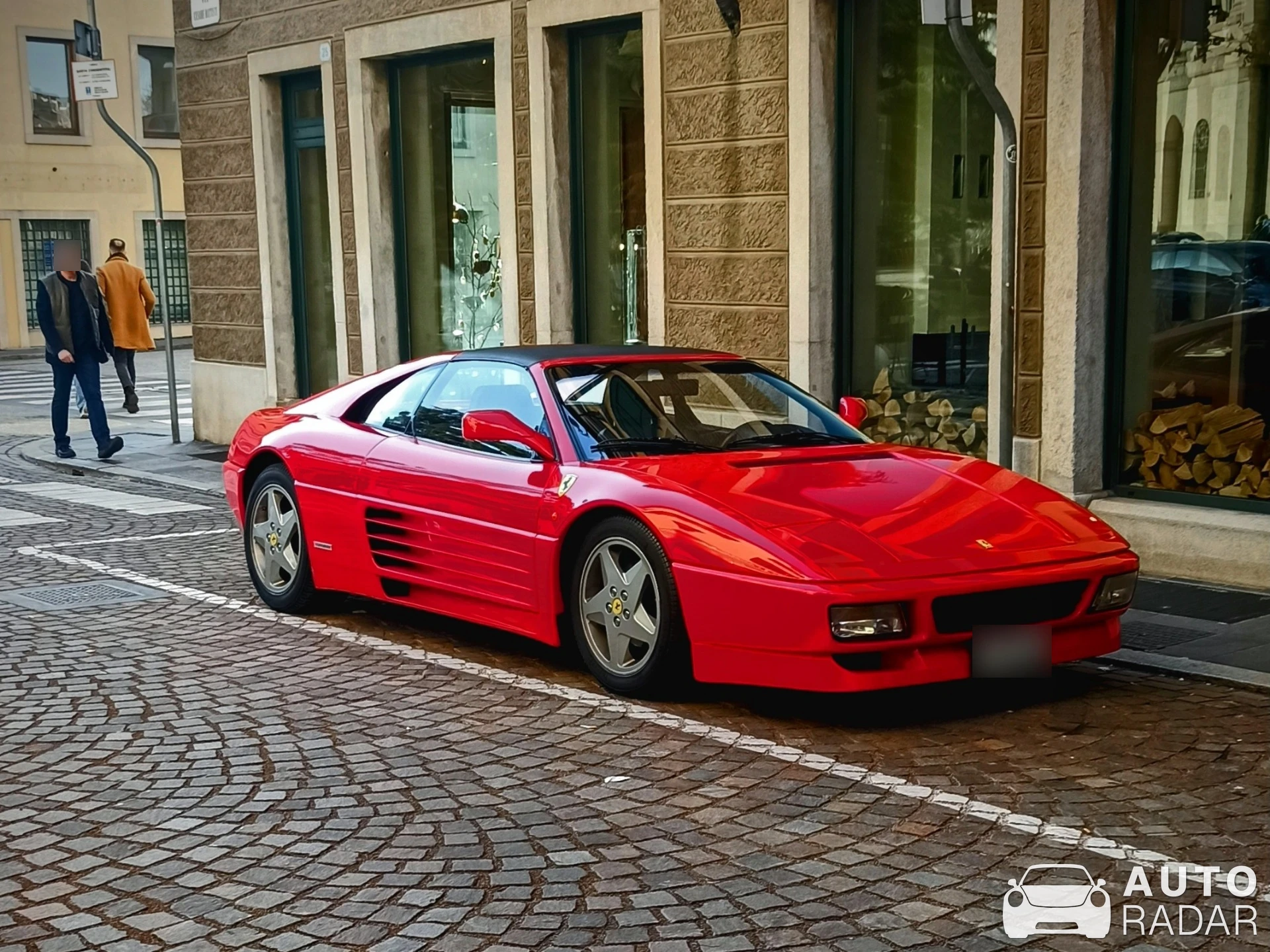 Ferrari 348 GTS spotted in Udine