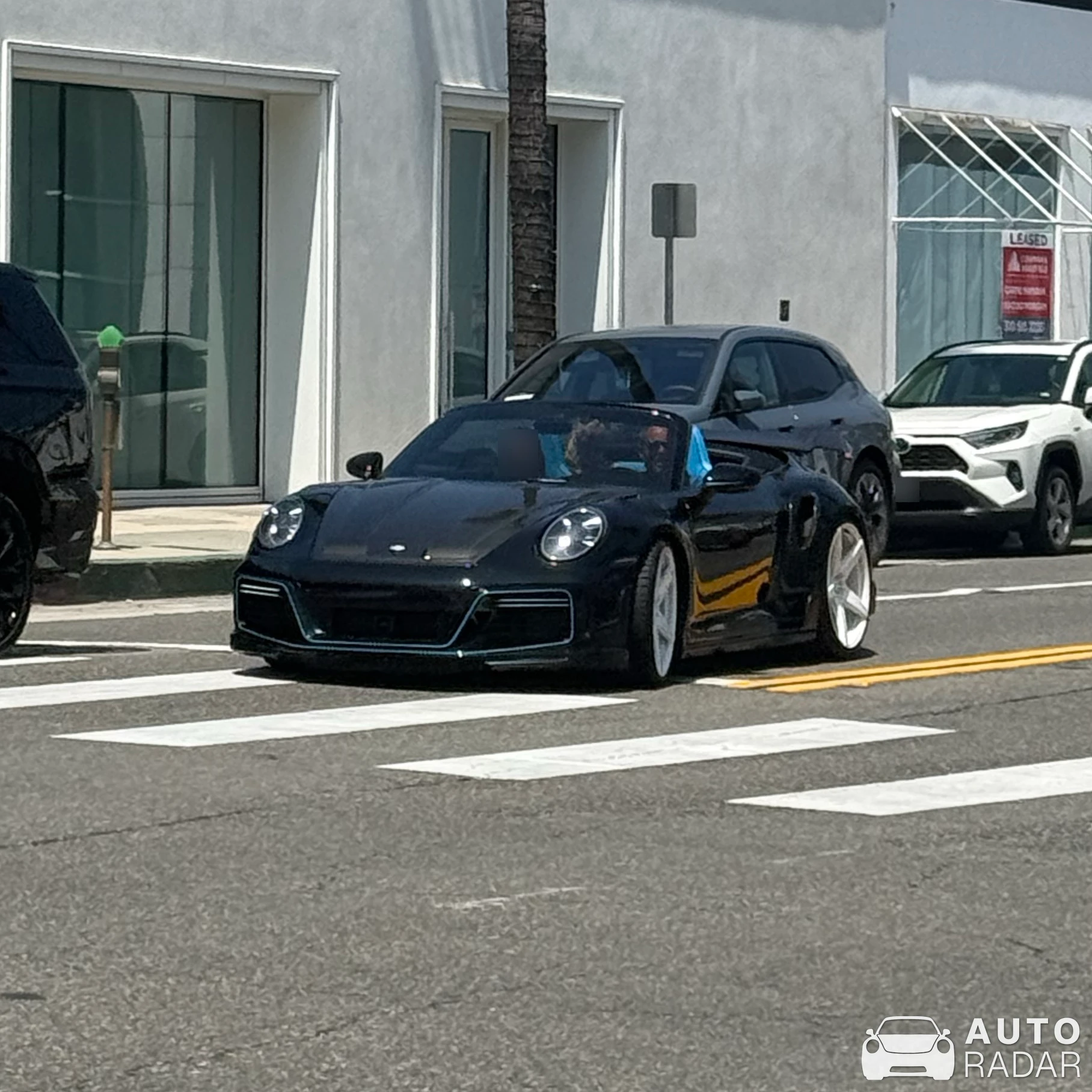 Porsche TechArt 992 Turbo S Cabriolet spotted in Beverly Hills