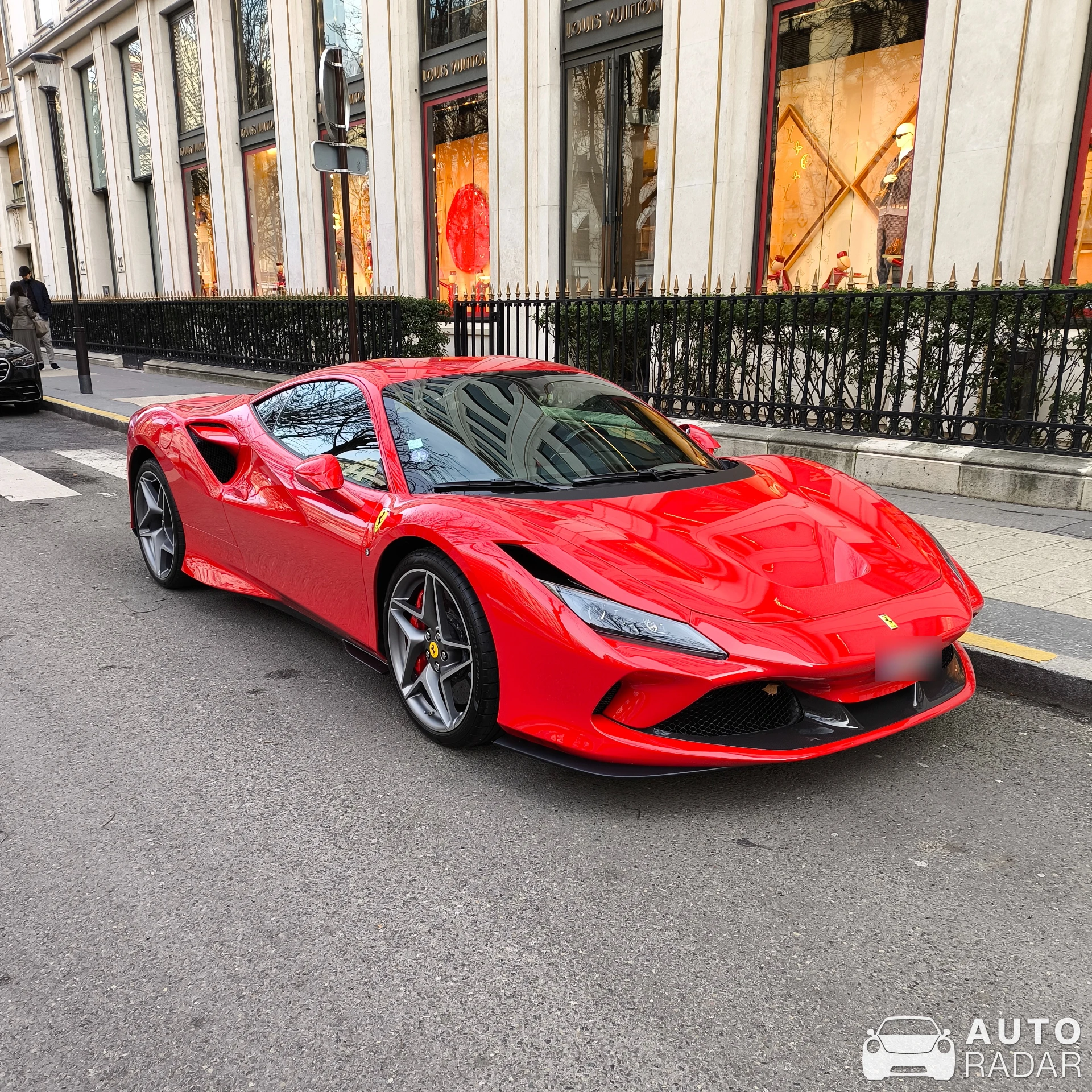 Ferrari F8 Tributo spotted in Paris, France