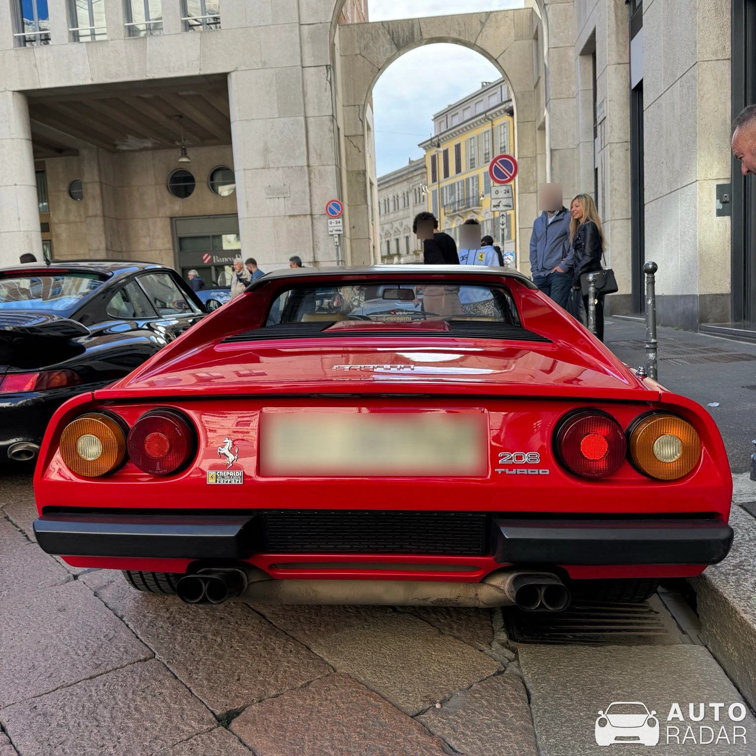 Ferrari Dino 208 GT4 spotted in Milano