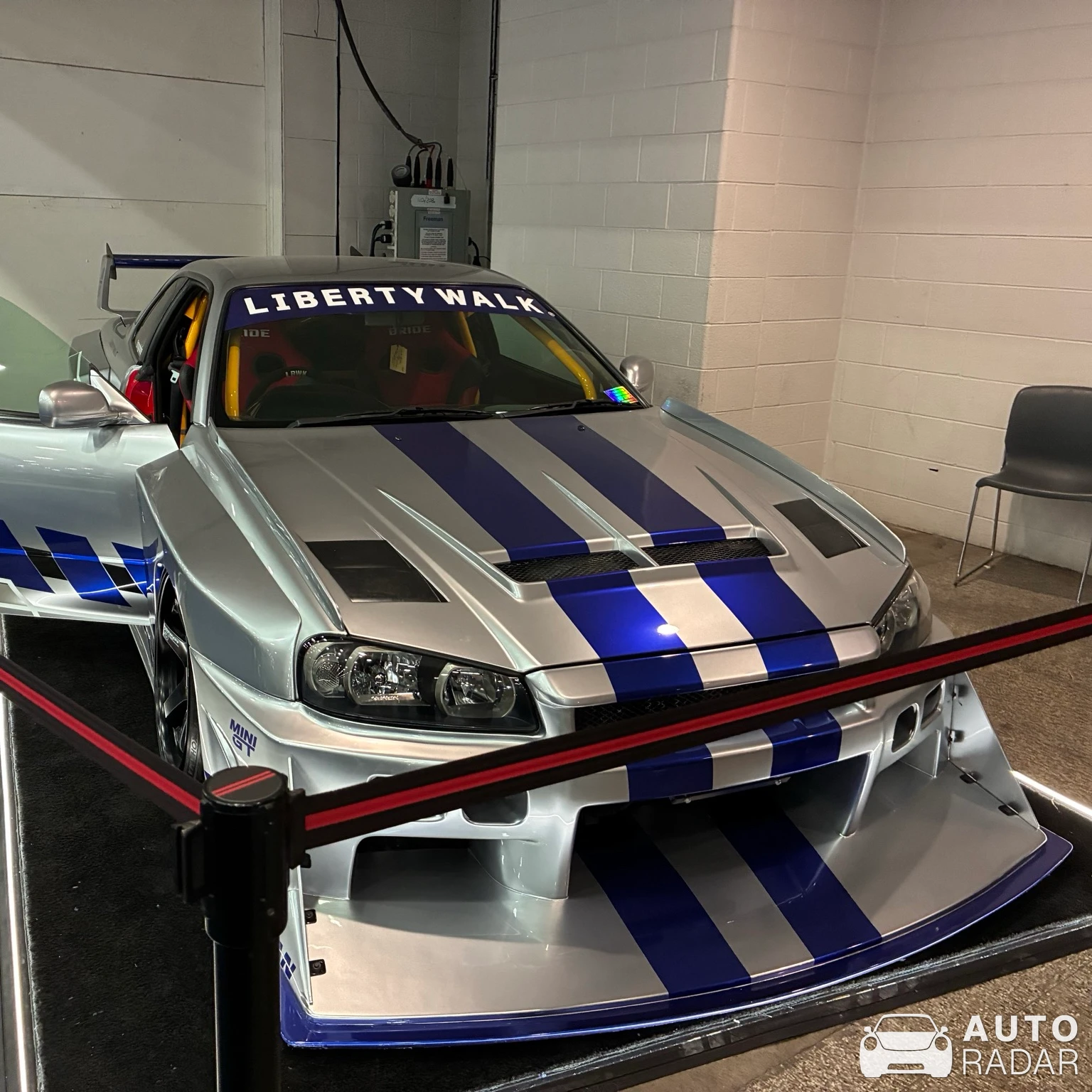 Nissan Skyline R34 GT-R Liberty Walk Widebody spotted in Detroit, United States