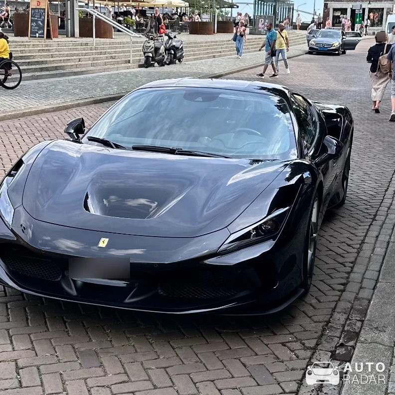 Ferrari F8 Tributo spotted in Colombes, France