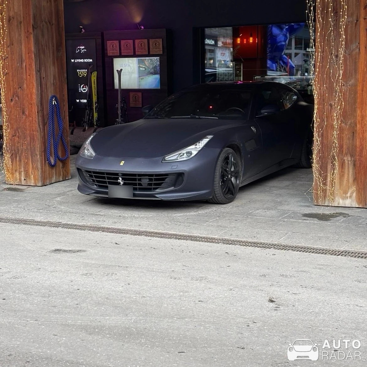 Ferrari GTC4Lusso spotted in Val de Bagnes, Switzerland