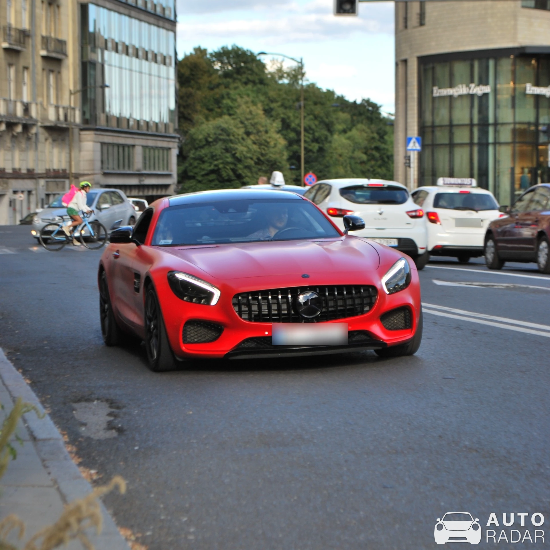 Mercedes-AMG GT C190 spotted in Warszawa, Poland