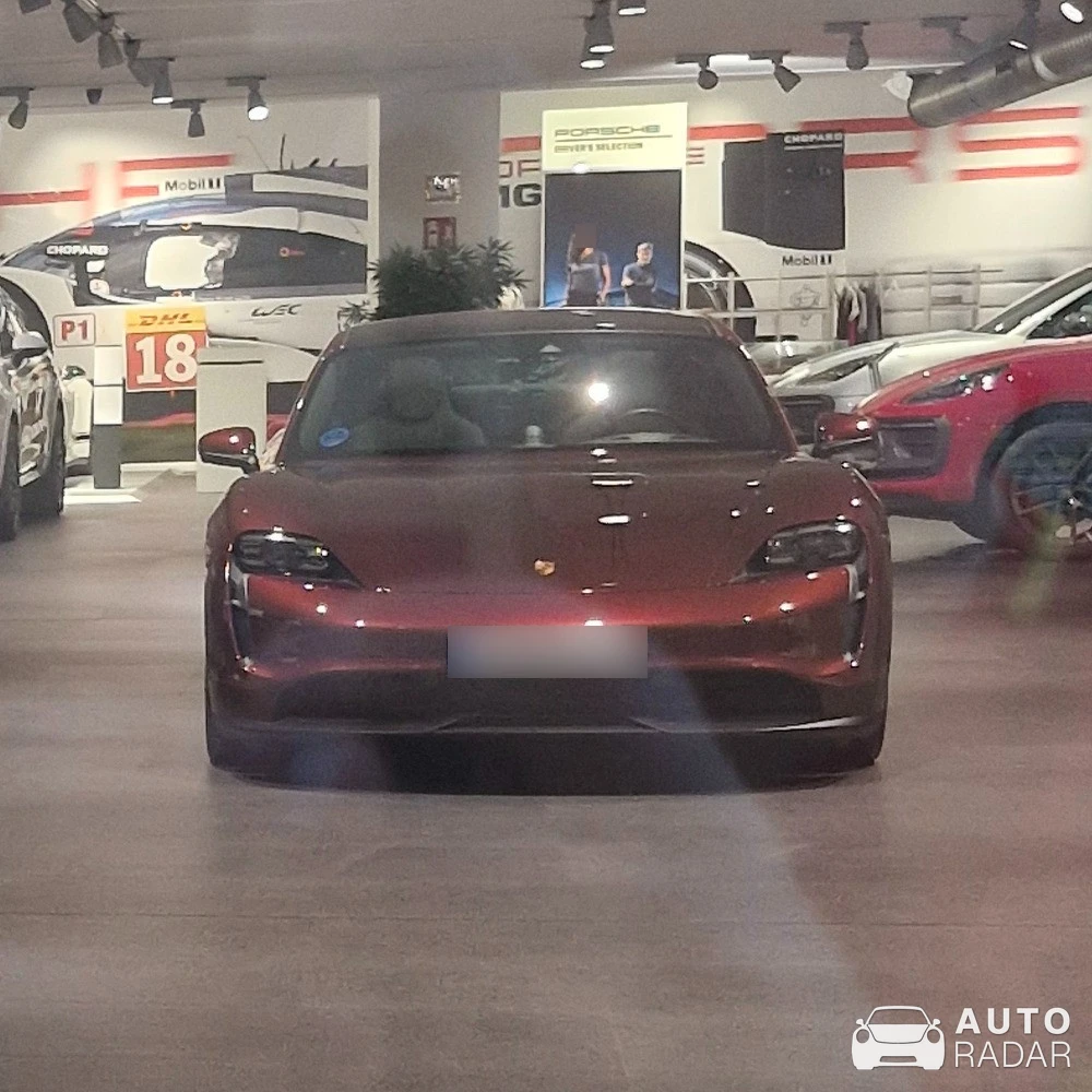 Porsche Taycan Turbo spotted in Sicily, Italy