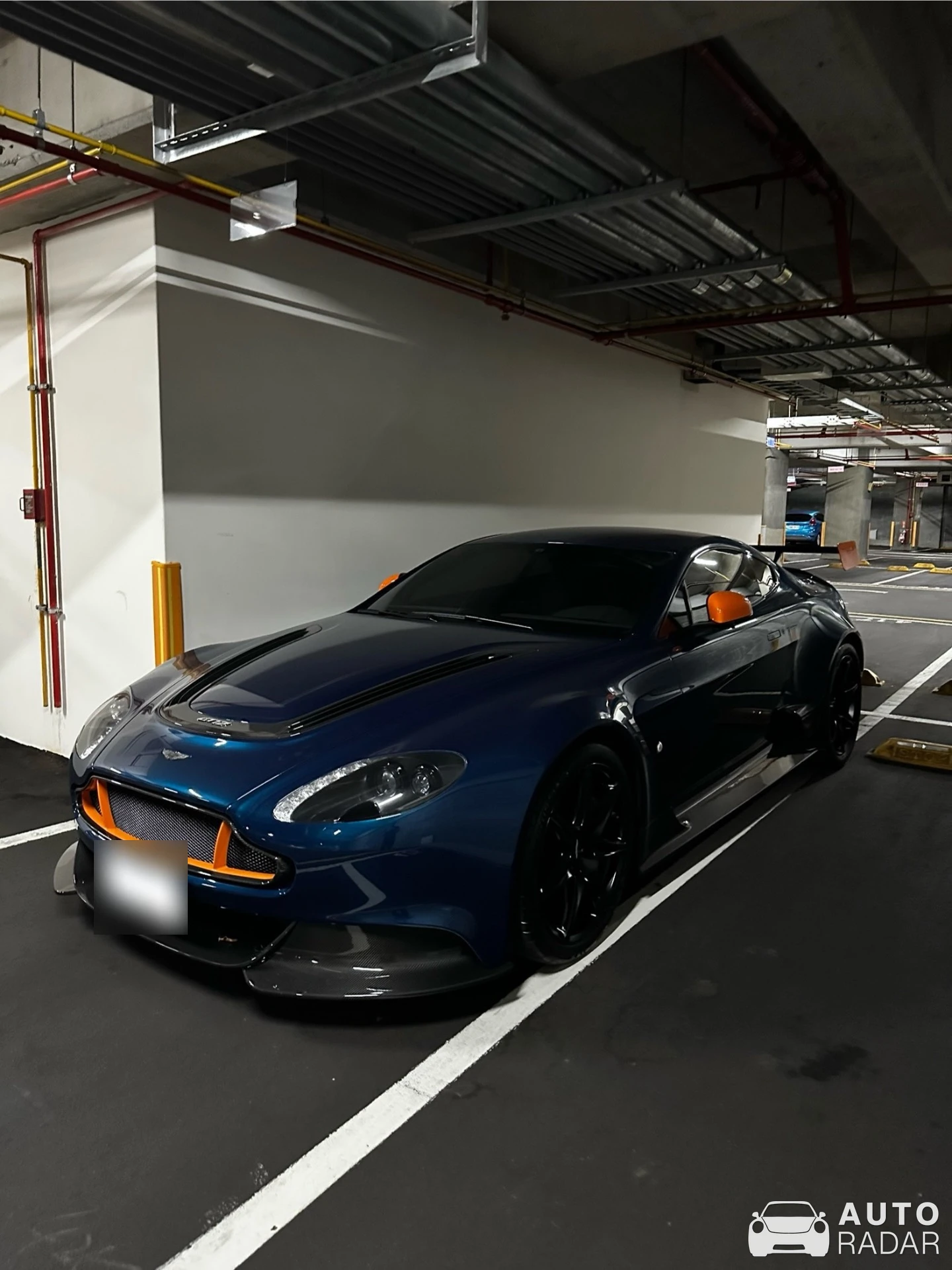 Aston Martin Vantage GT12 spotted in Neihu District, Taiwan