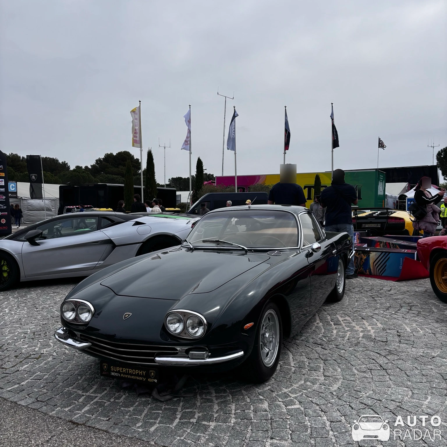 Lamborghini 400 GT 2+2 spotted in Le Castellet