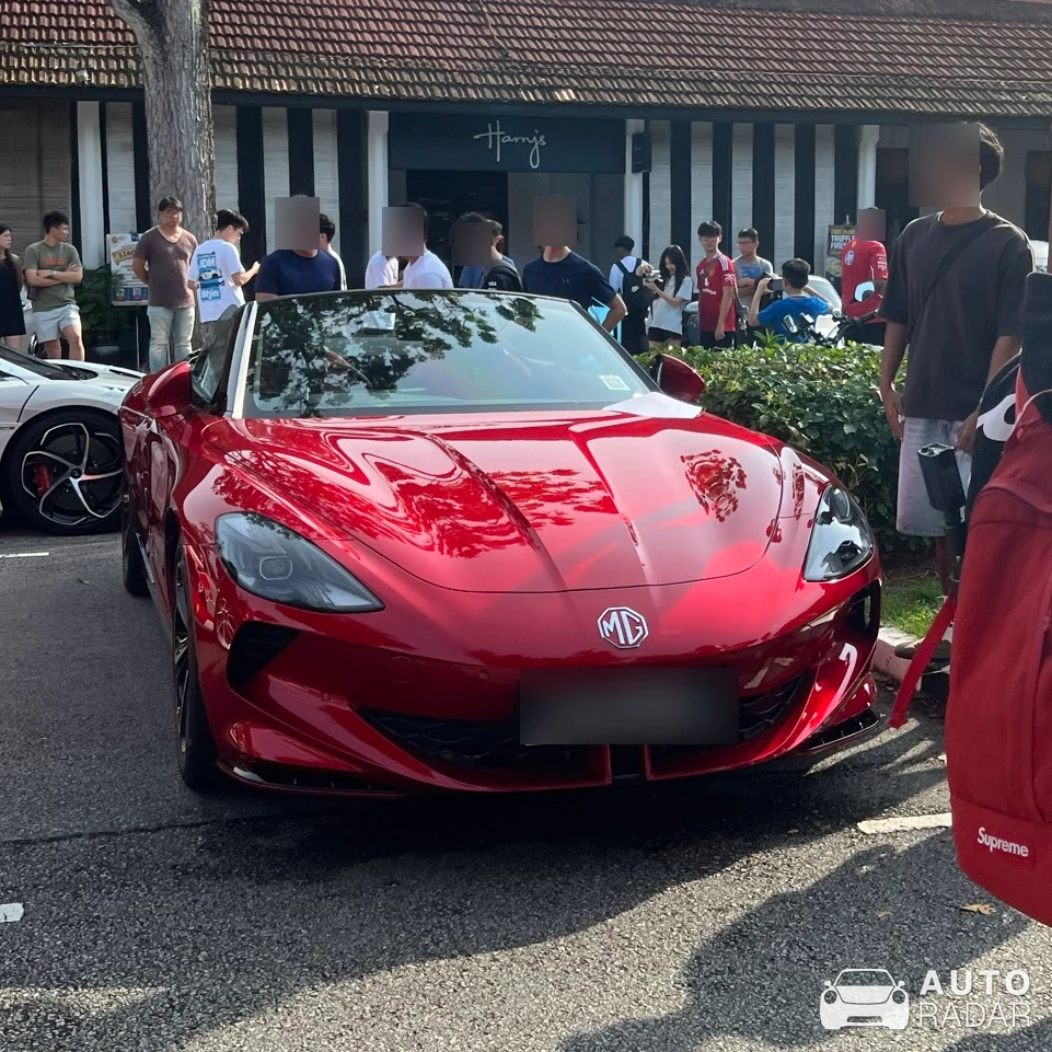 MG Cyberster spotted in Singapore, Singapore