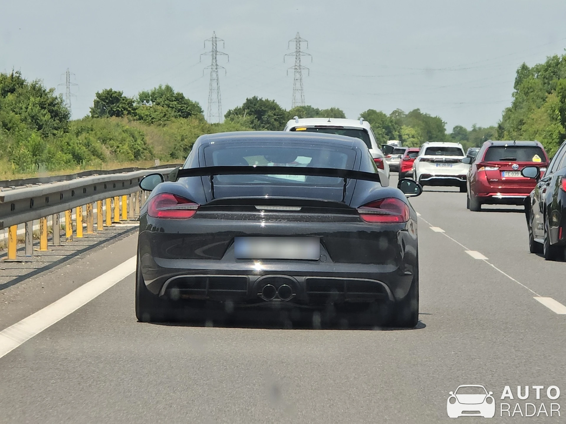 Porsche 981 Cayman GT4 spotted in Limoges