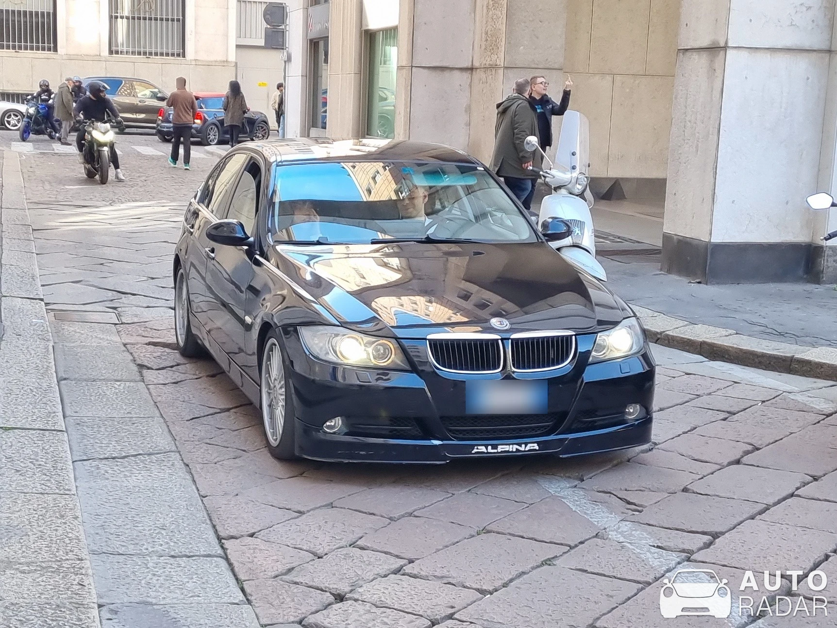 Alpina D3 Sedan spotted in Milano