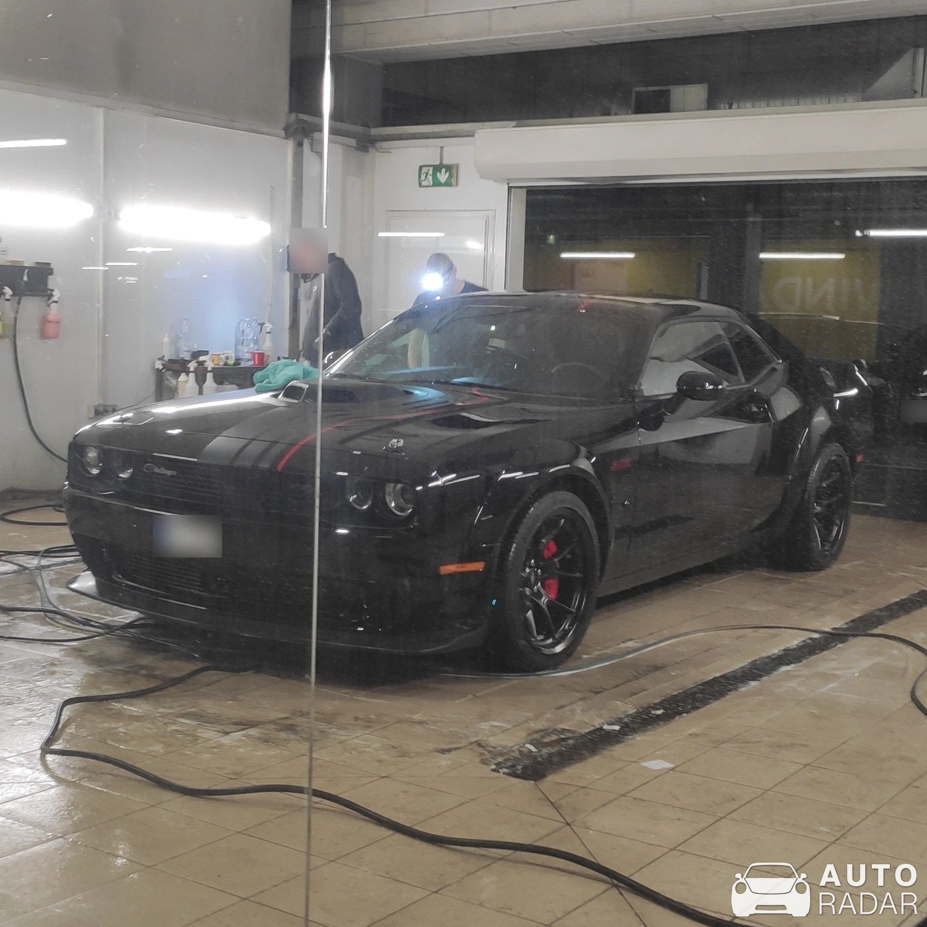 Dodge Challenger R/T Scat Pack Widebody Shaker spotted in Tarnów