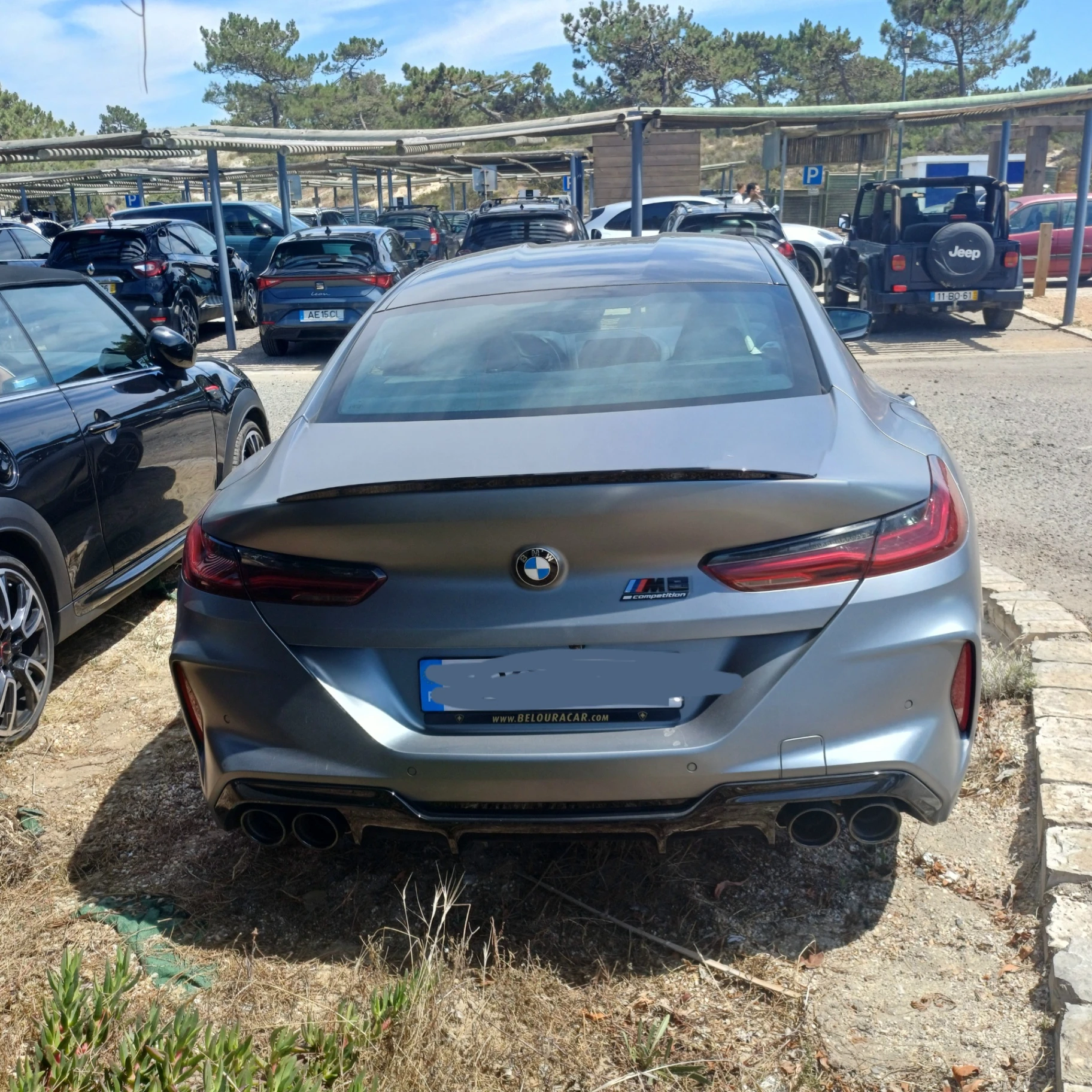 BMW M8 F93 Gran Coupé Competition spotted in Grândola