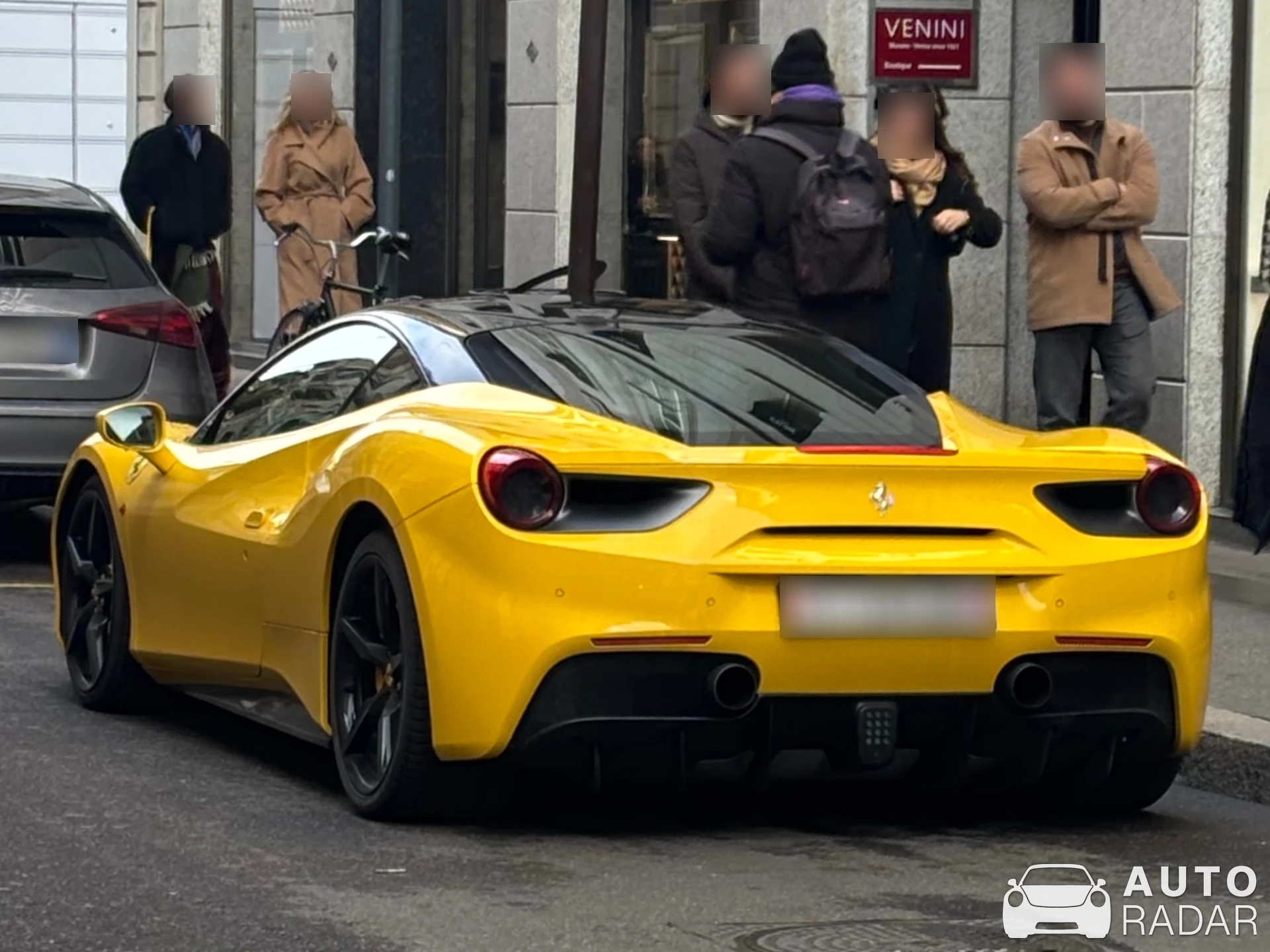 Ferrari 488 GTB spotted in Milano, Italy