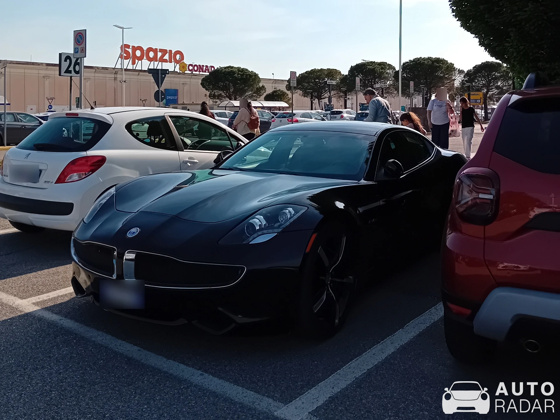 Fisker Karma spotted in Pordenone