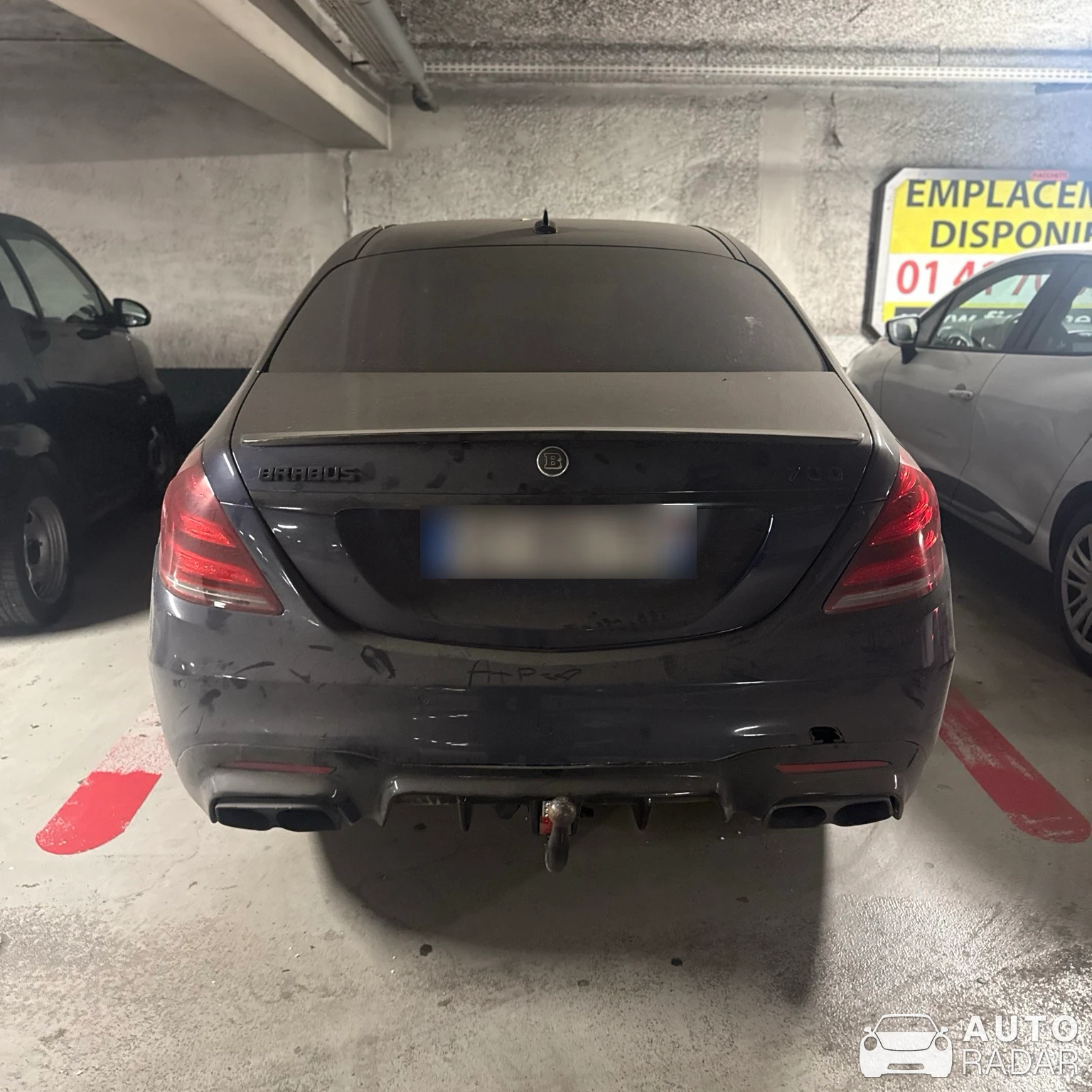 Mercedes-AMG Brabus S 63 V222 2017 spotted in Arcueil