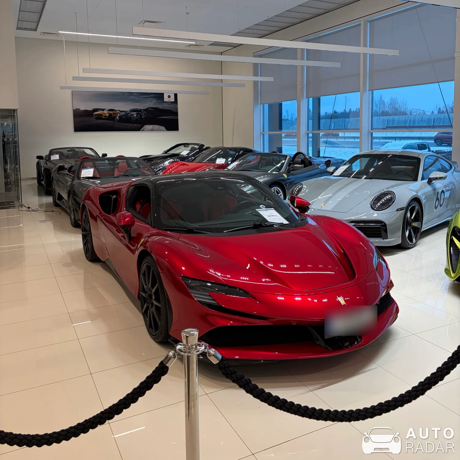 Ferrari SF90 Spider spotted in Helsingfors, Finland
