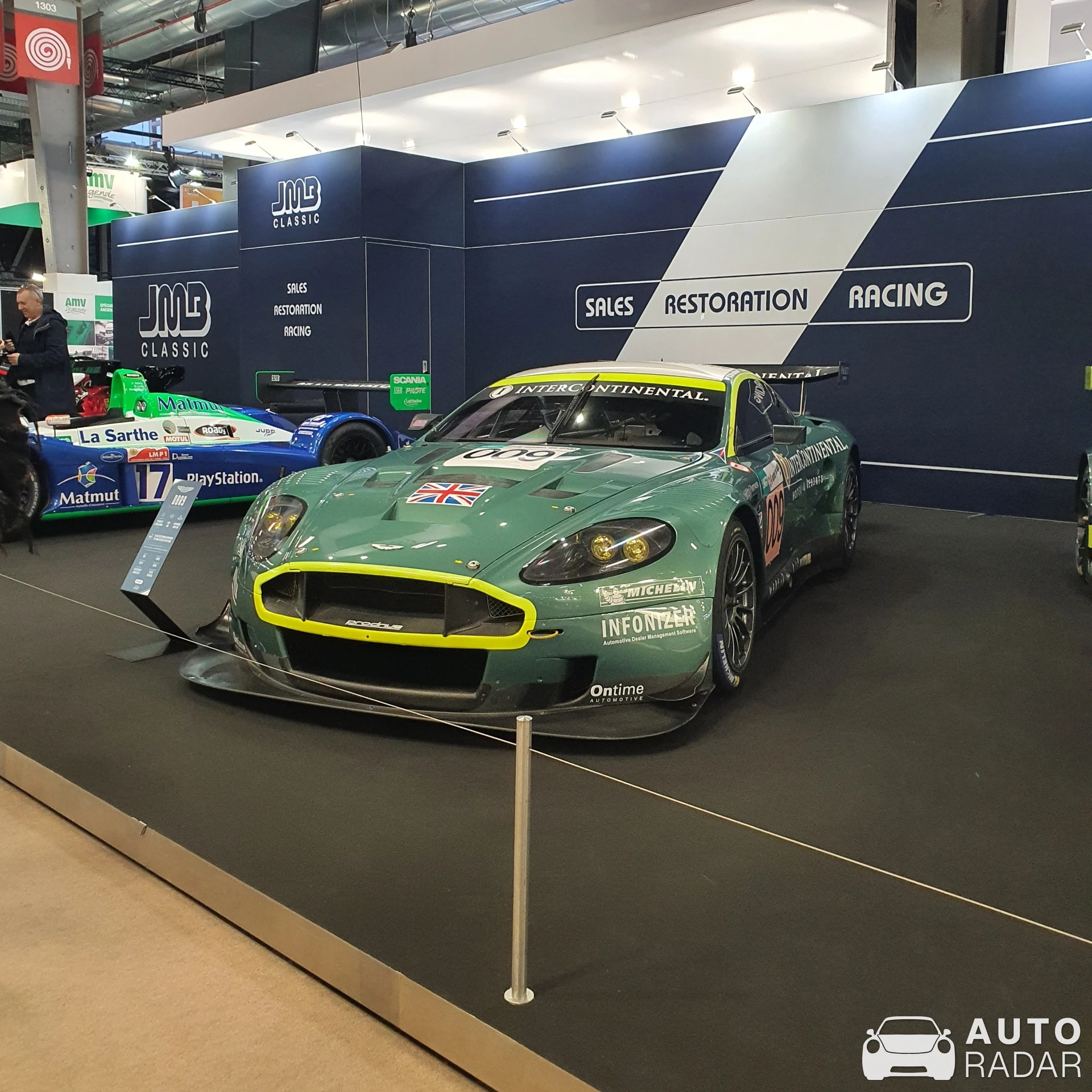 Aston Martin DBR9 spotted in Paris