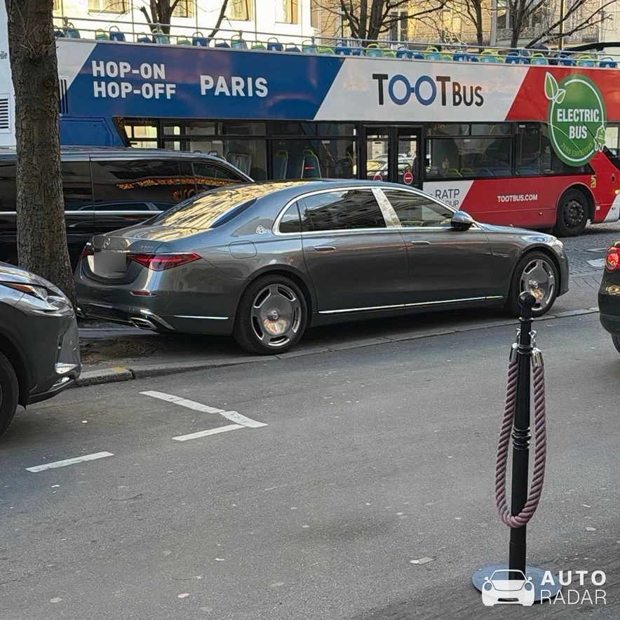 Mercedes-Benz S 580 X223 spotted in Paris, France