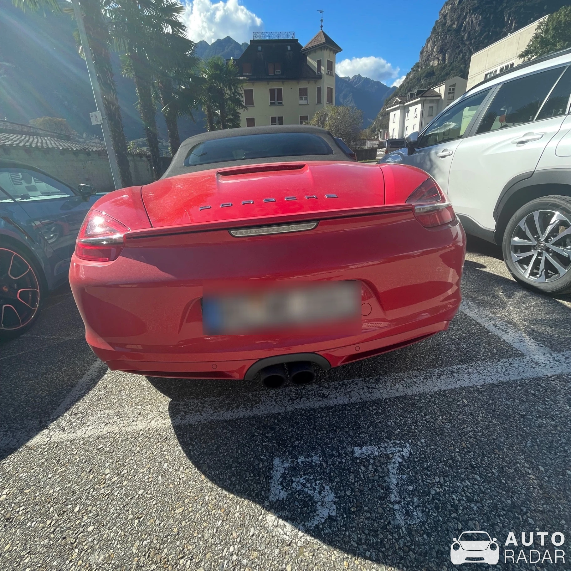 Porsche 981 Boxster spotted in Biasca, Svizzera