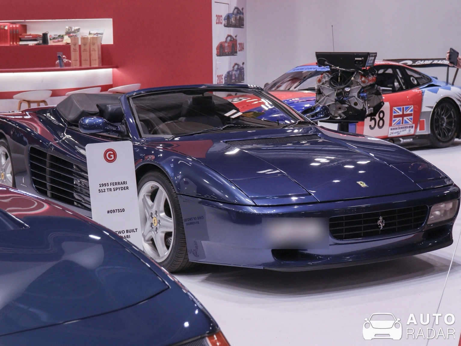 Ferrari 512 TR Spider Scuderia Baldini spotted in Paris